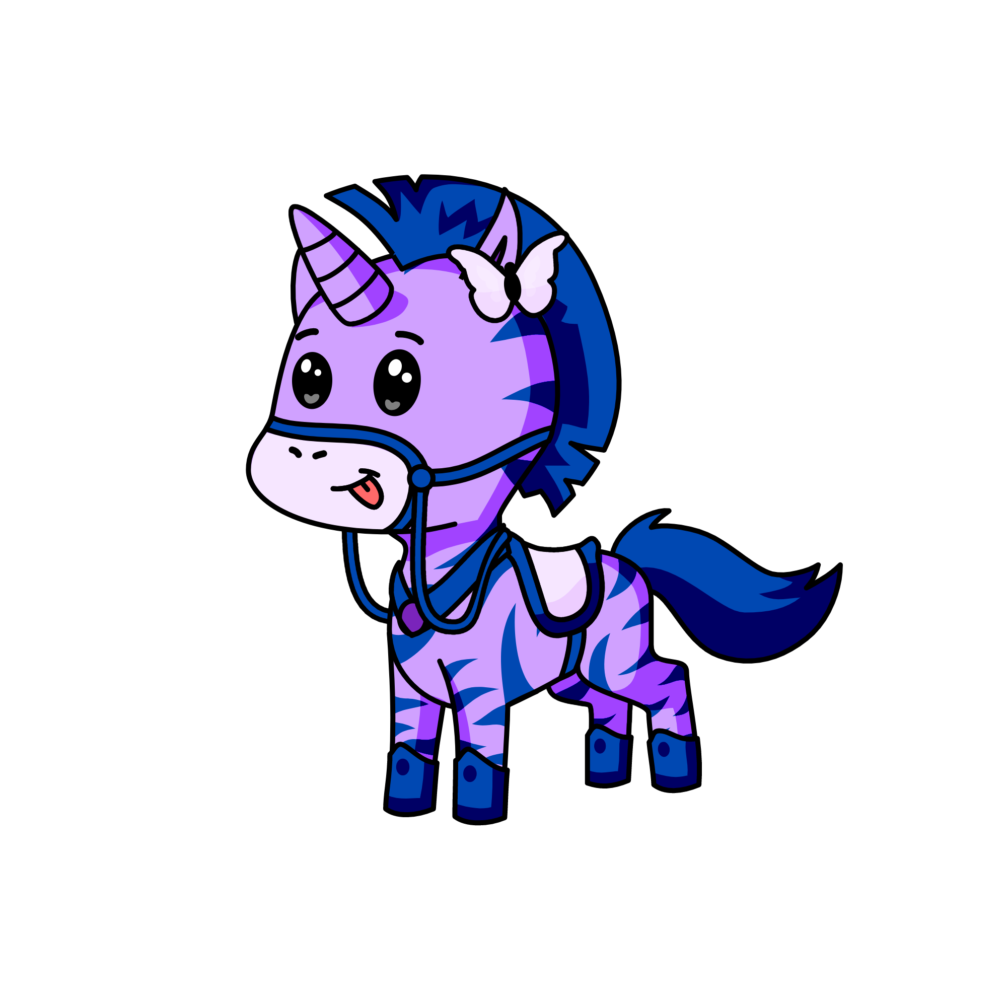 Night Candycane, the unicorn