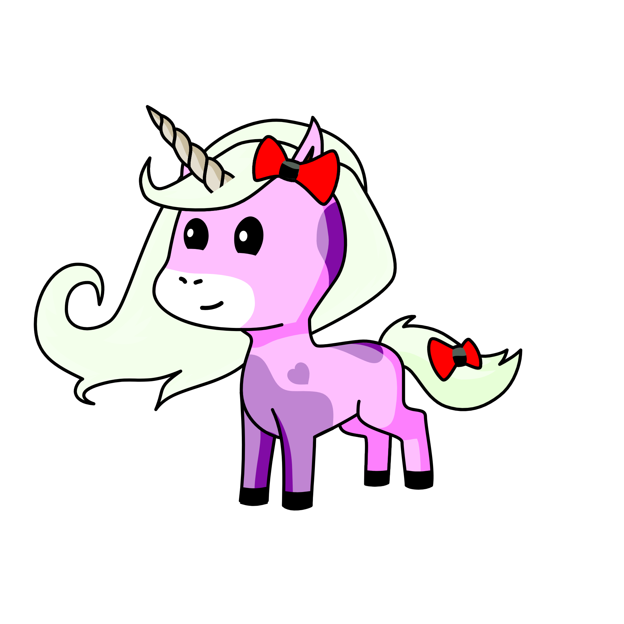 Cutey, the unicorn