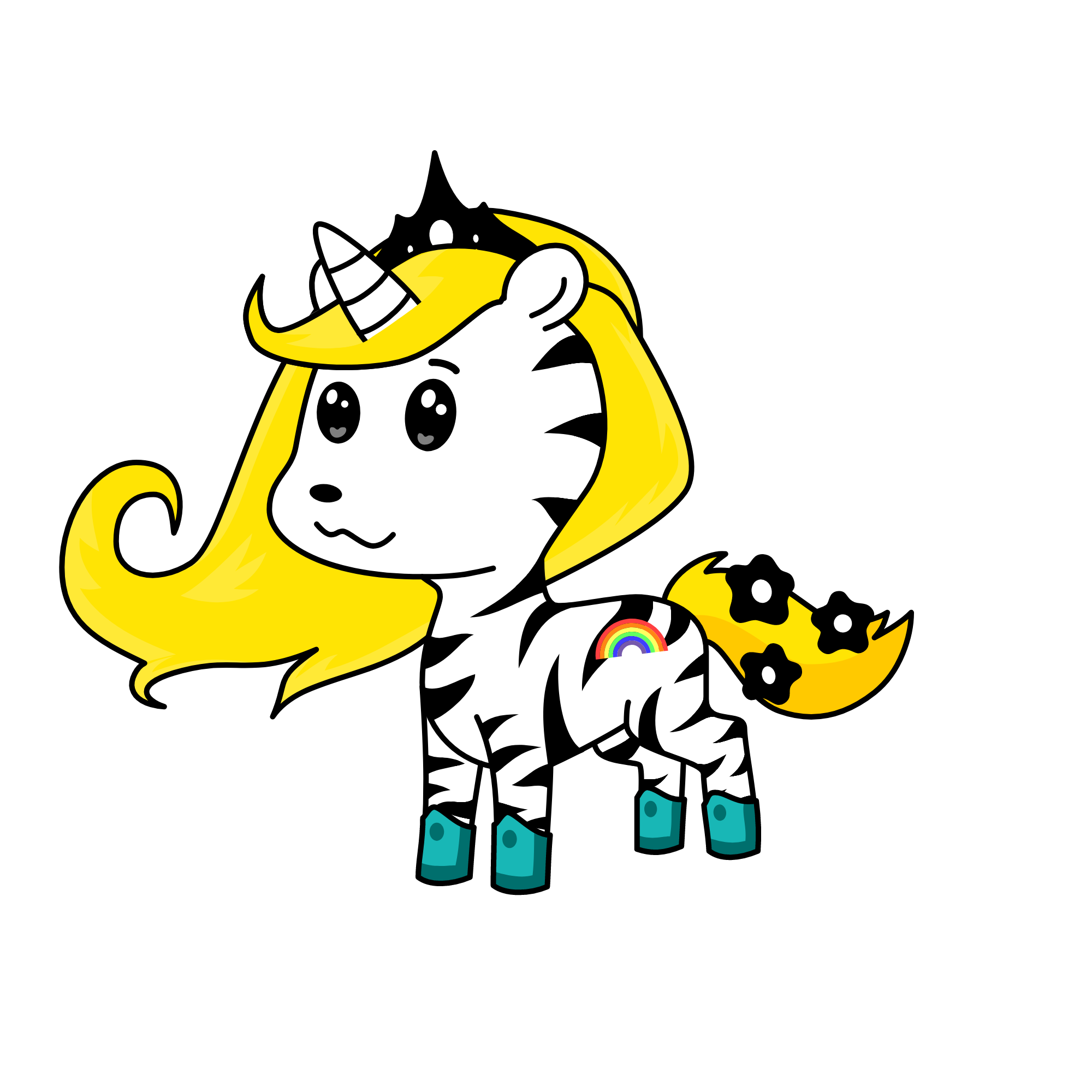 bom bom, the unicorn