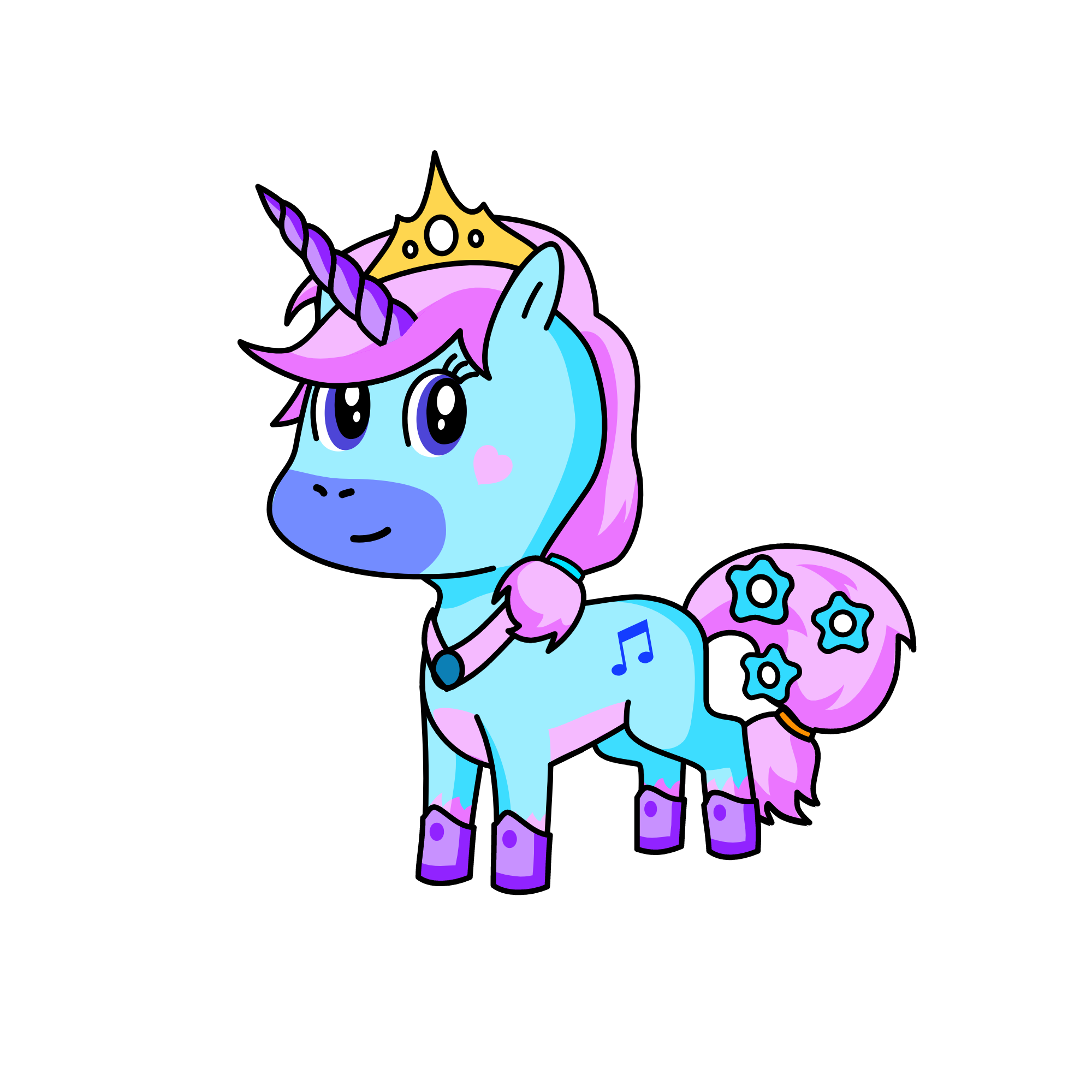 Jasmine, the unicorn