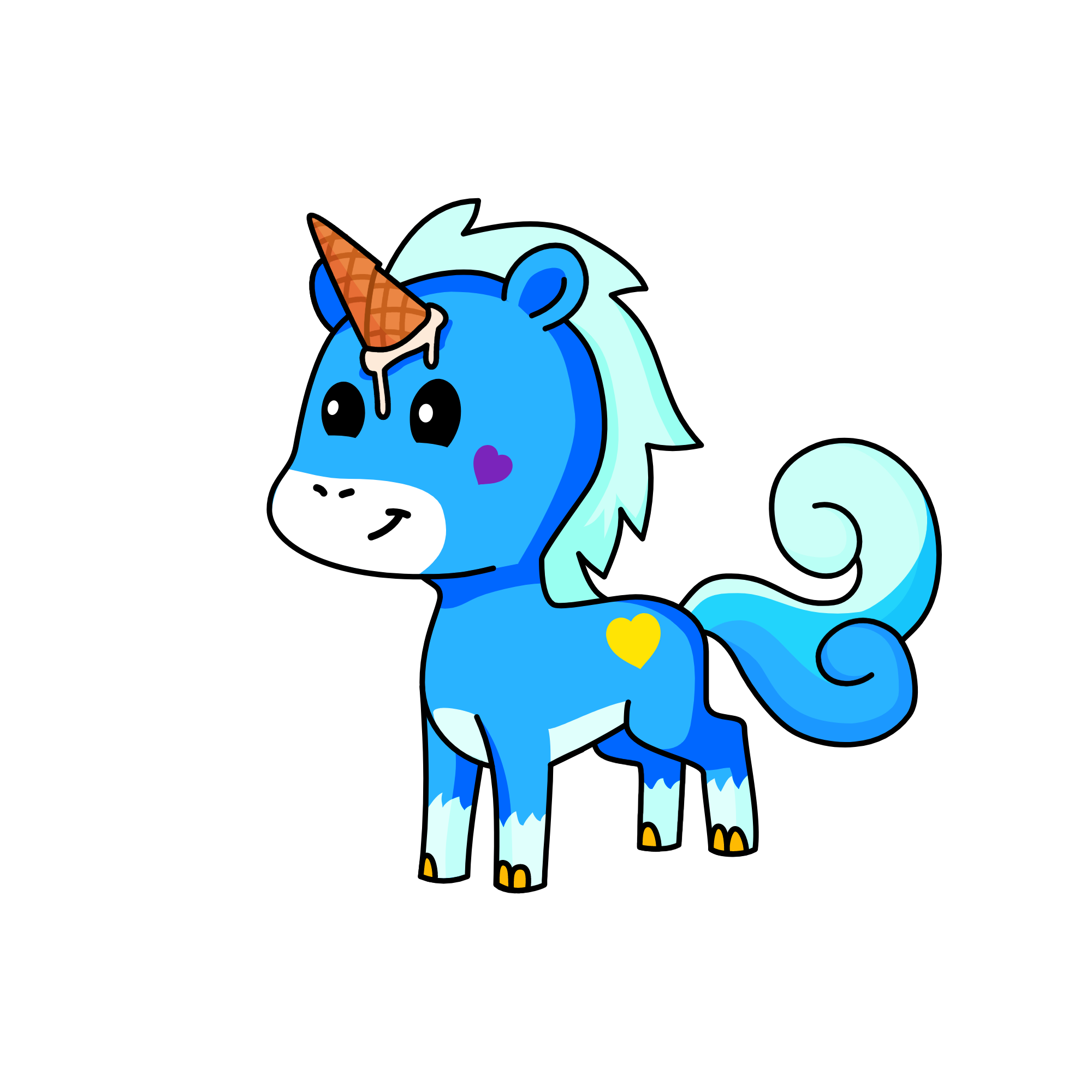 ice-cream, the unicorn