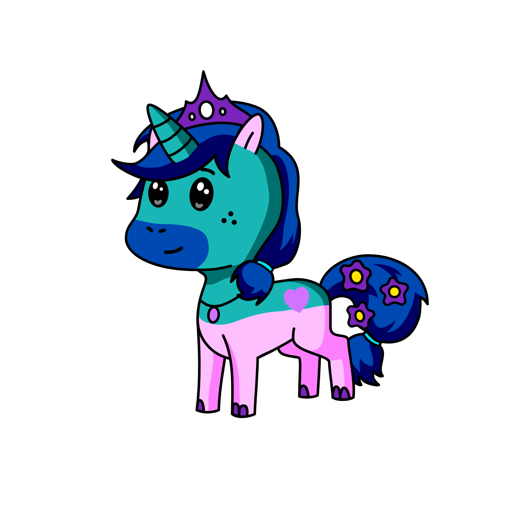 moon princess, the unicorn