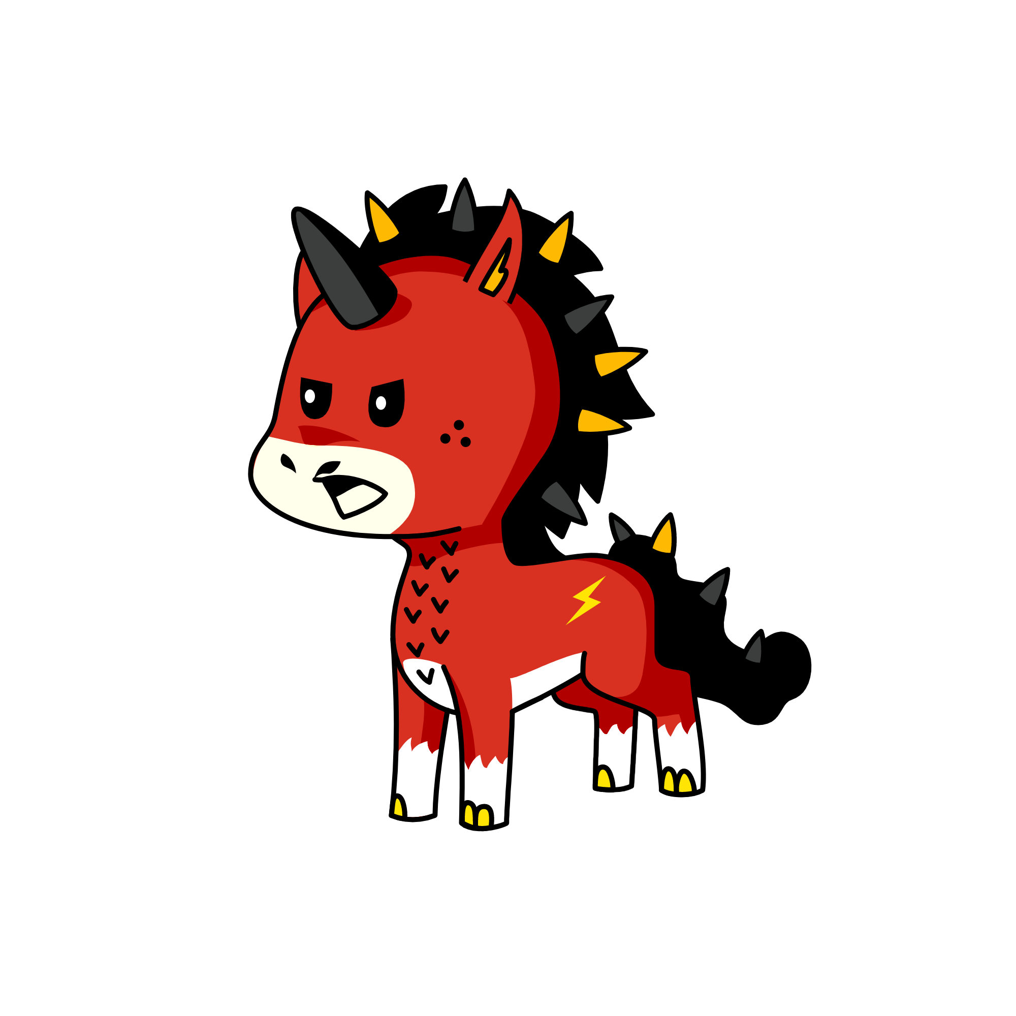 Rudei, the unicorn