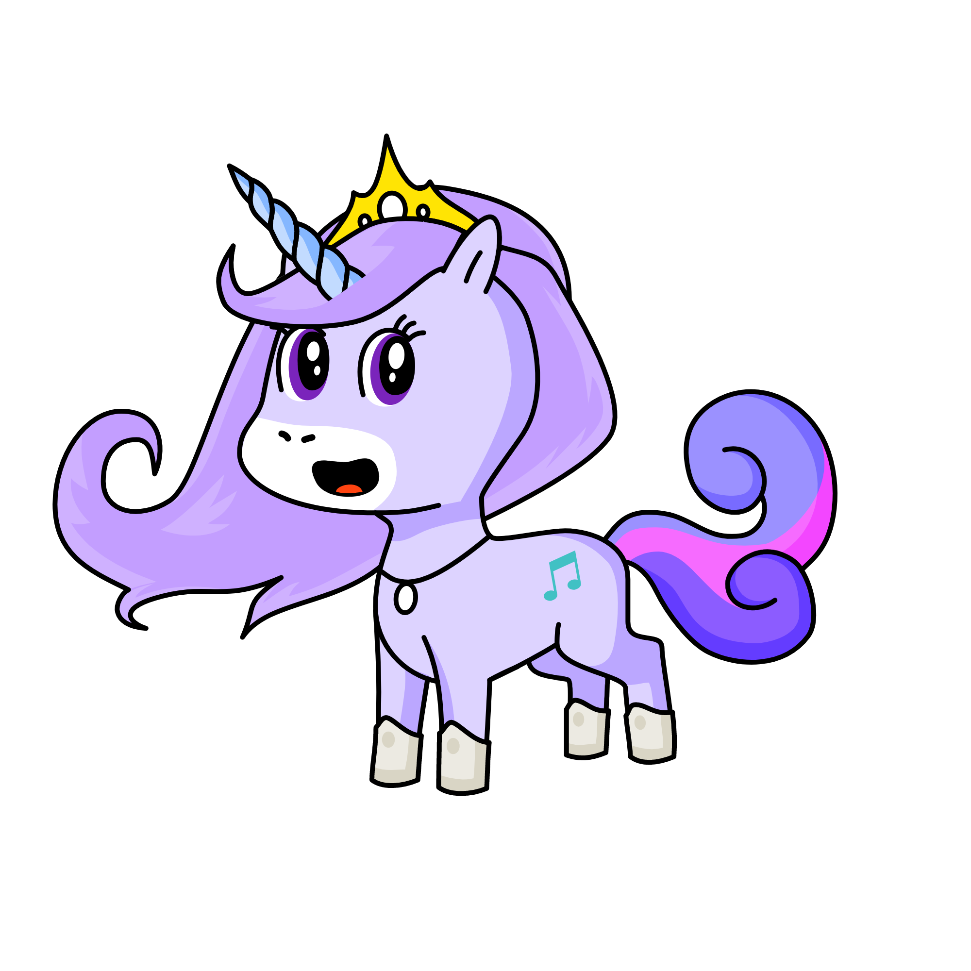 fluttershy, the unicorn