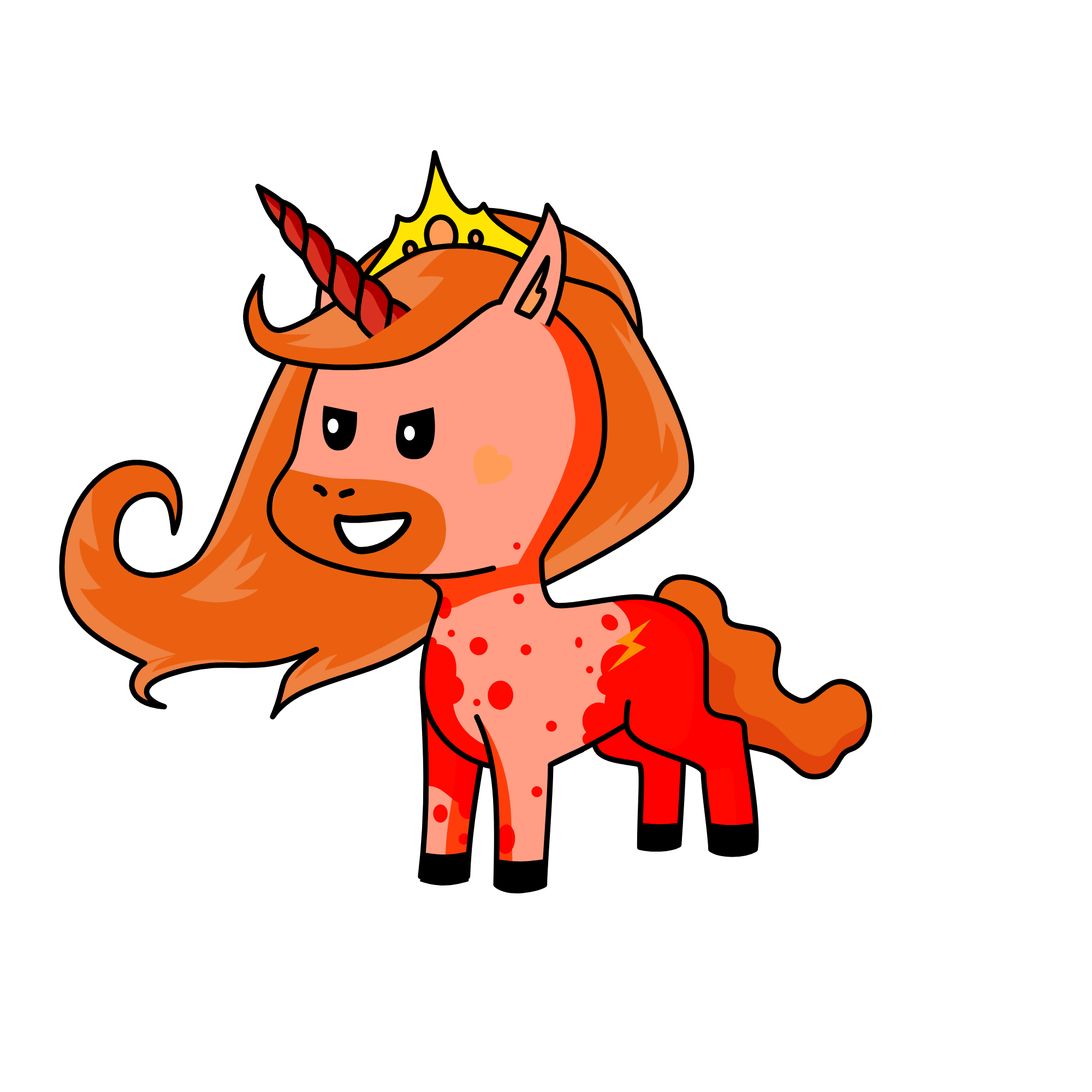 fire, the unicorn