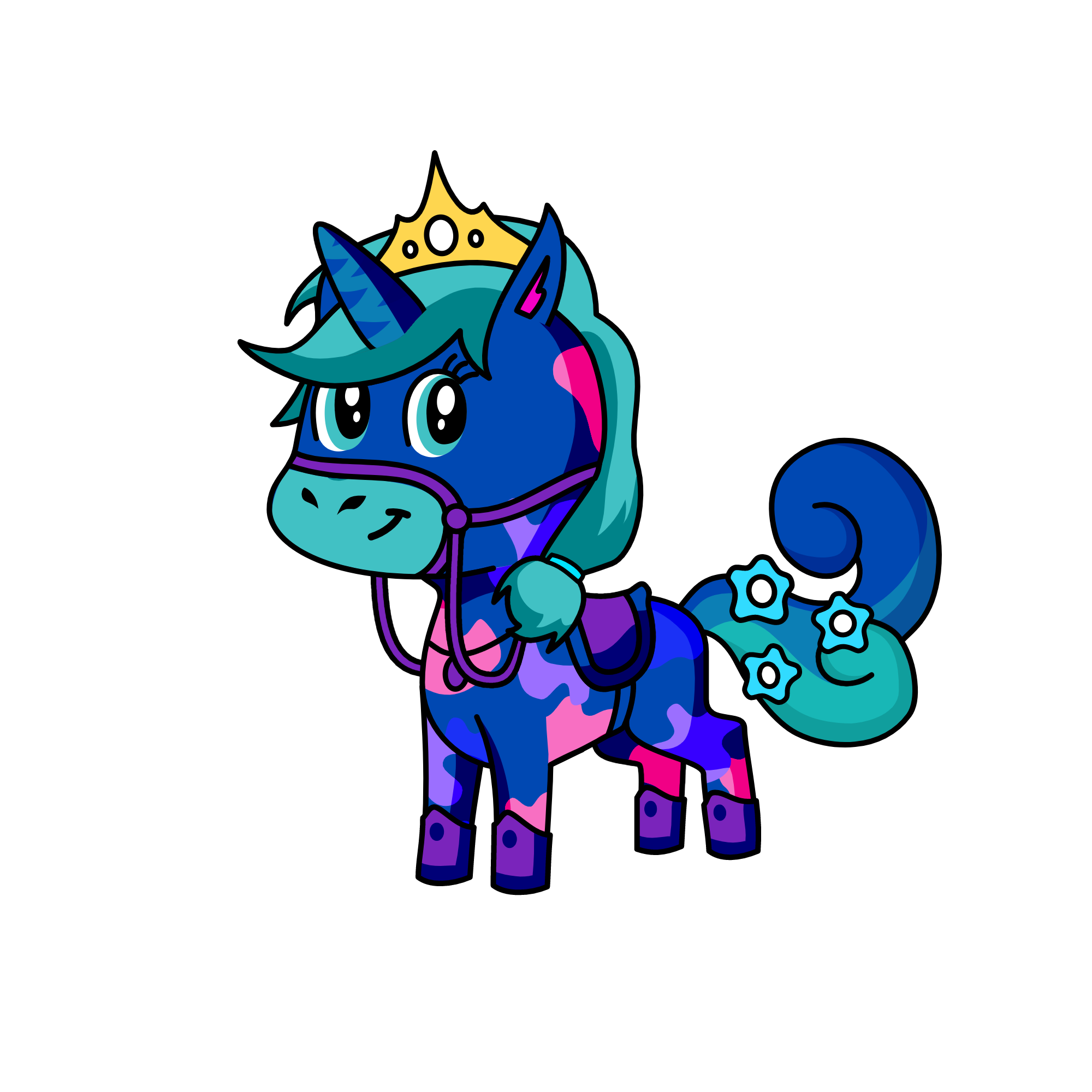 Adriennette, the unicorn