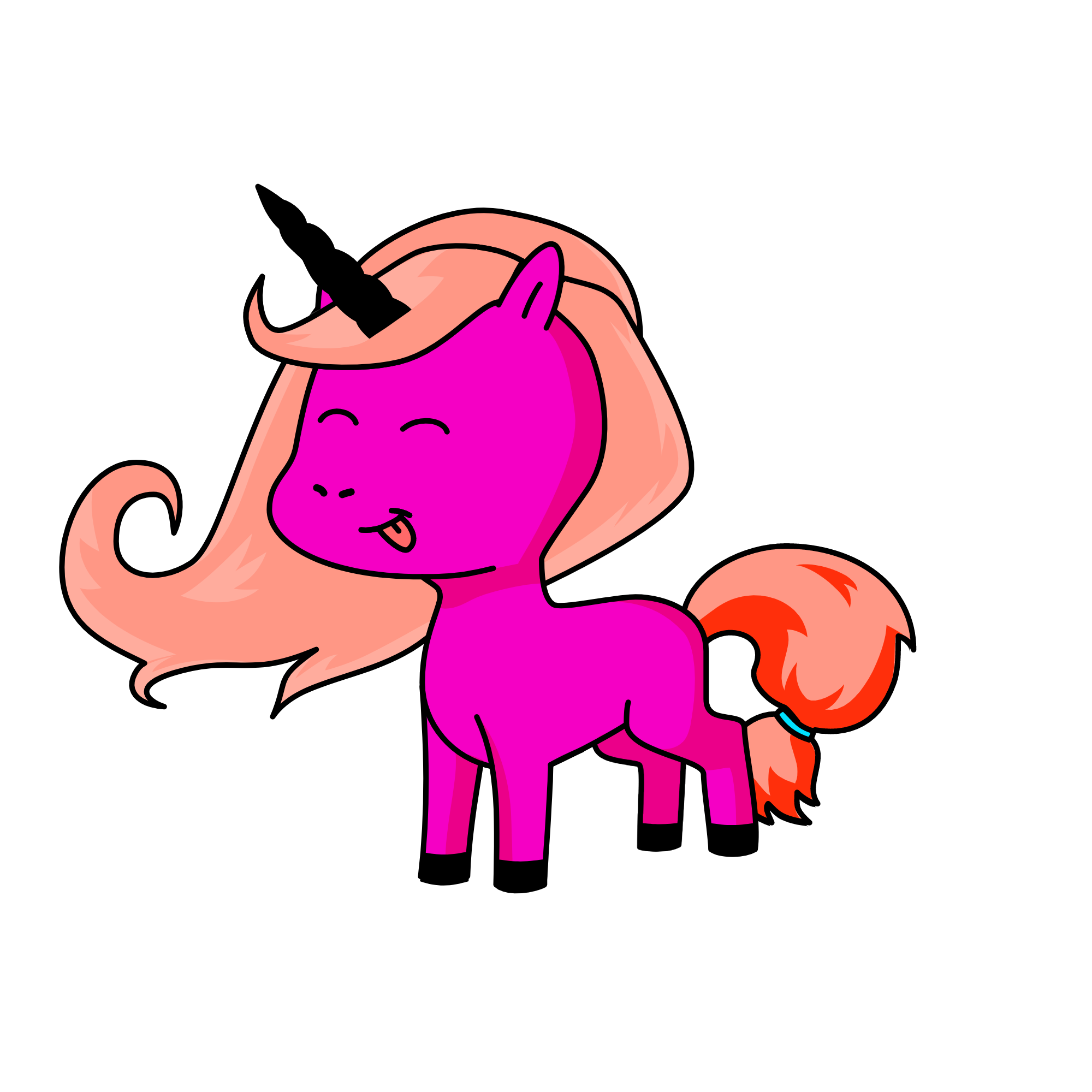 mi no tell you mi name, the unicorn