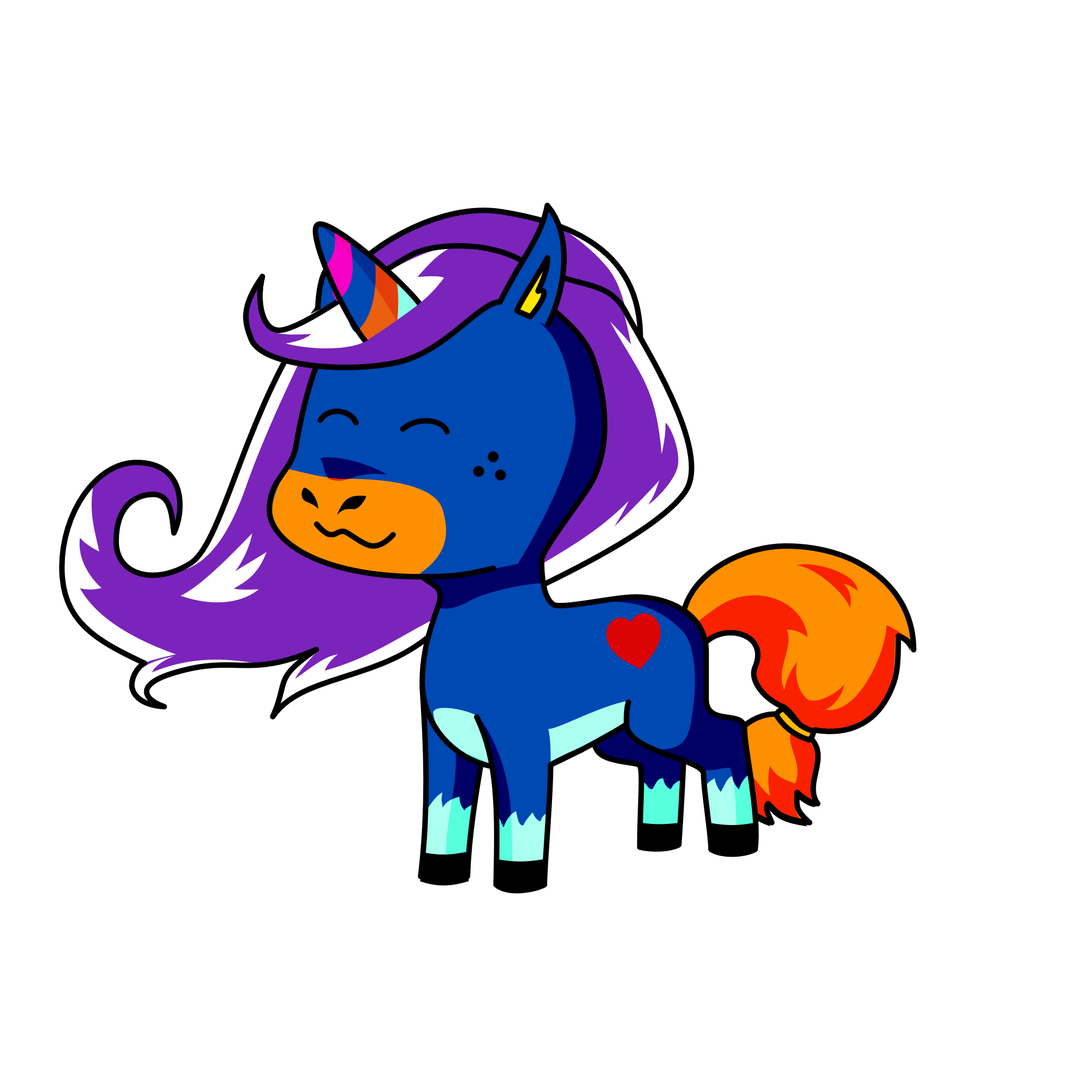 midnight, the unicorn