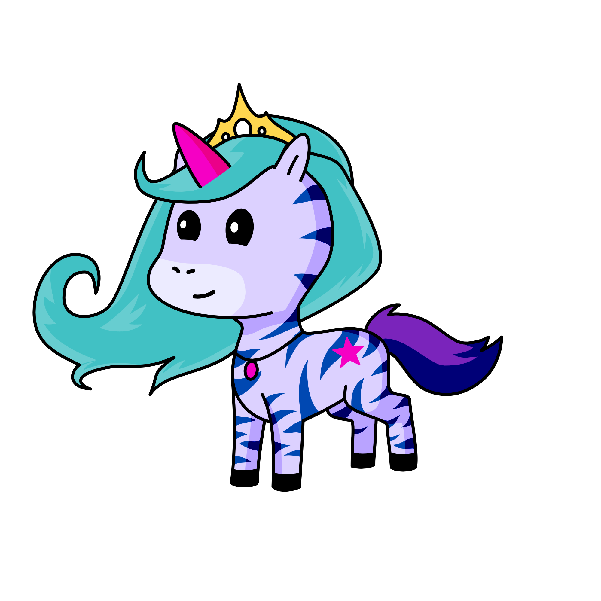 Dazzle, the unicorn