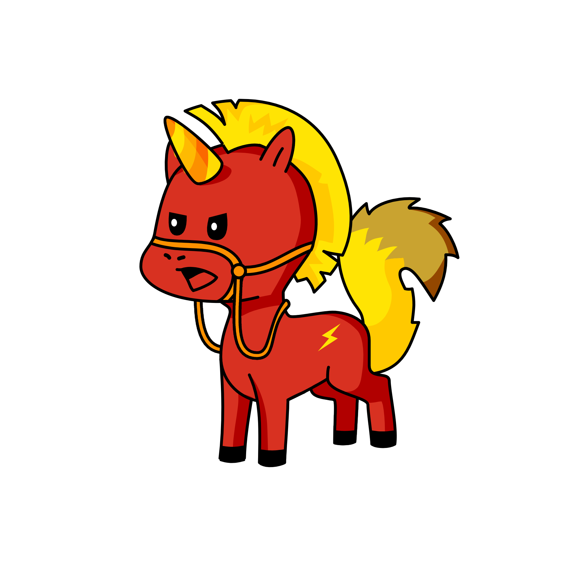 Anger, the unicorn