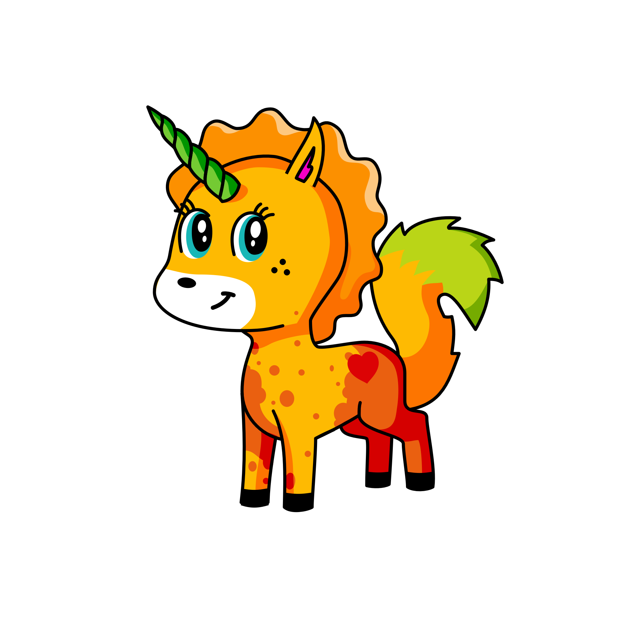 miss splattoloat!!!!, the unicorn