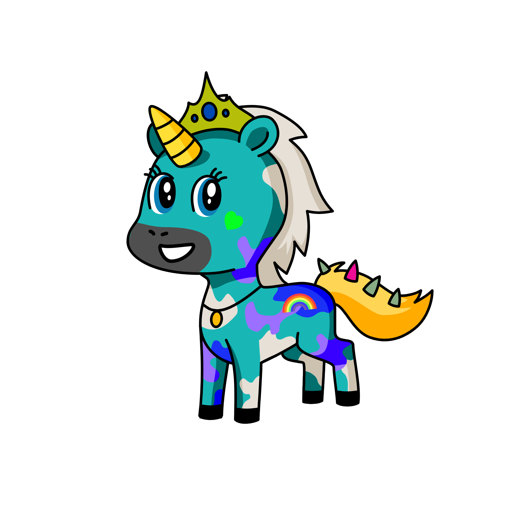 Magical Queen Royal Spikes, the unicorn