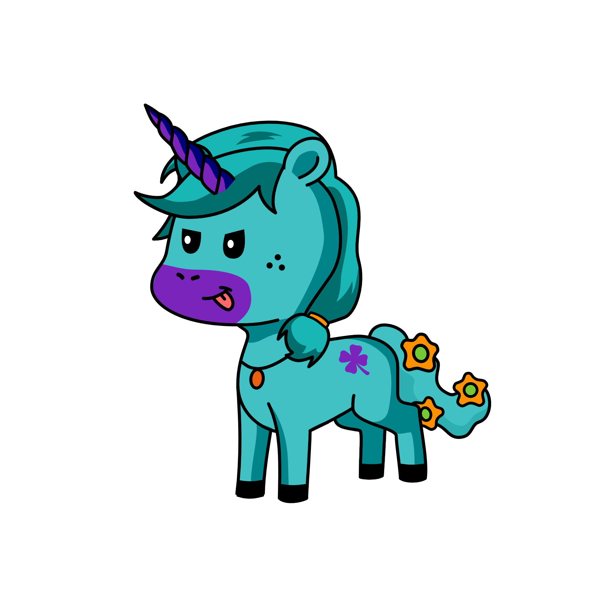 Floorington, the unicorn