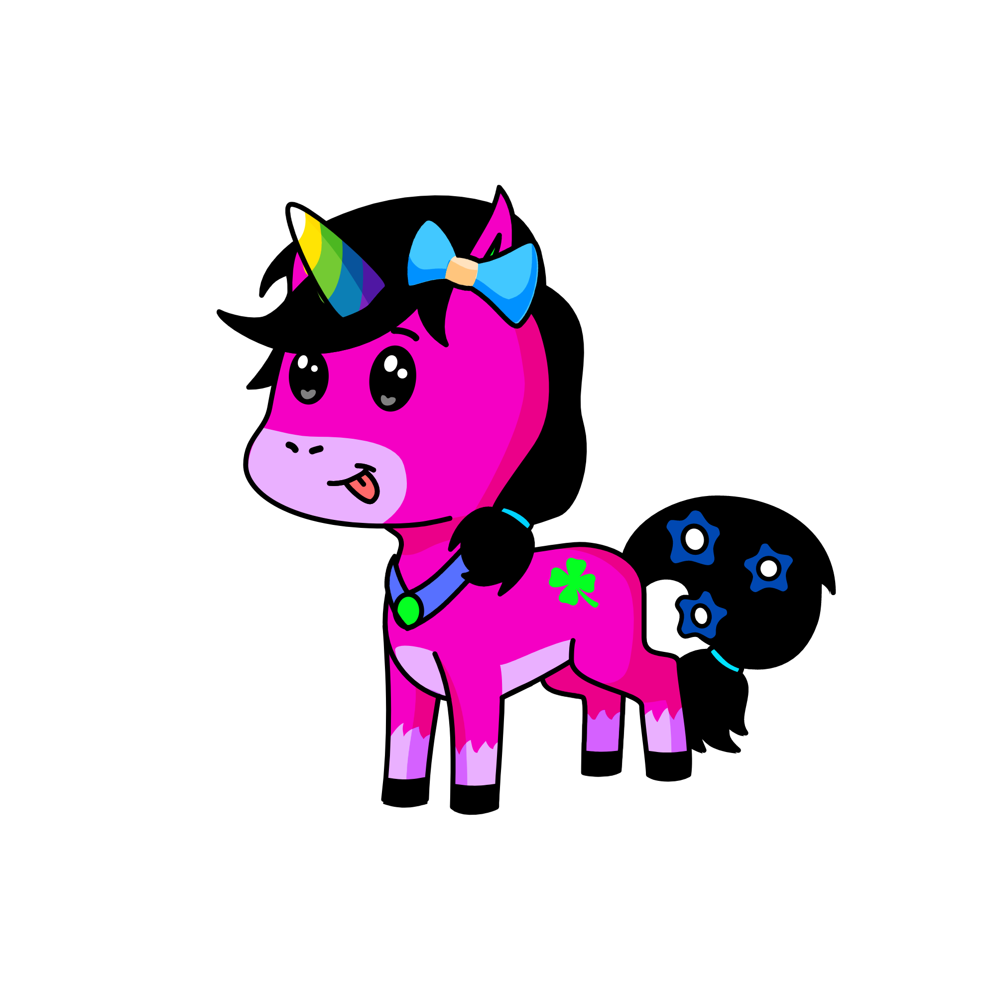 Lucky Pink, the unicorn