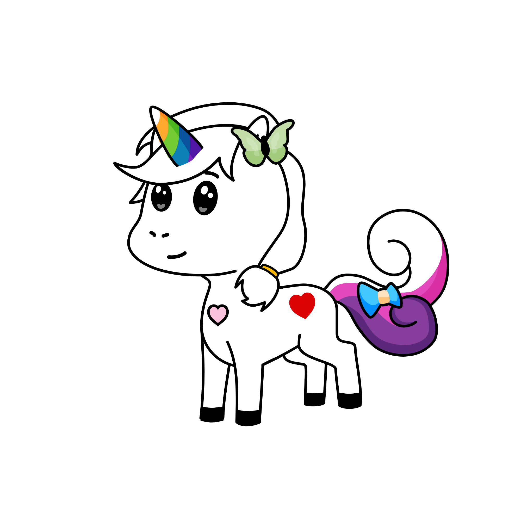 Fluffy, the unicorn