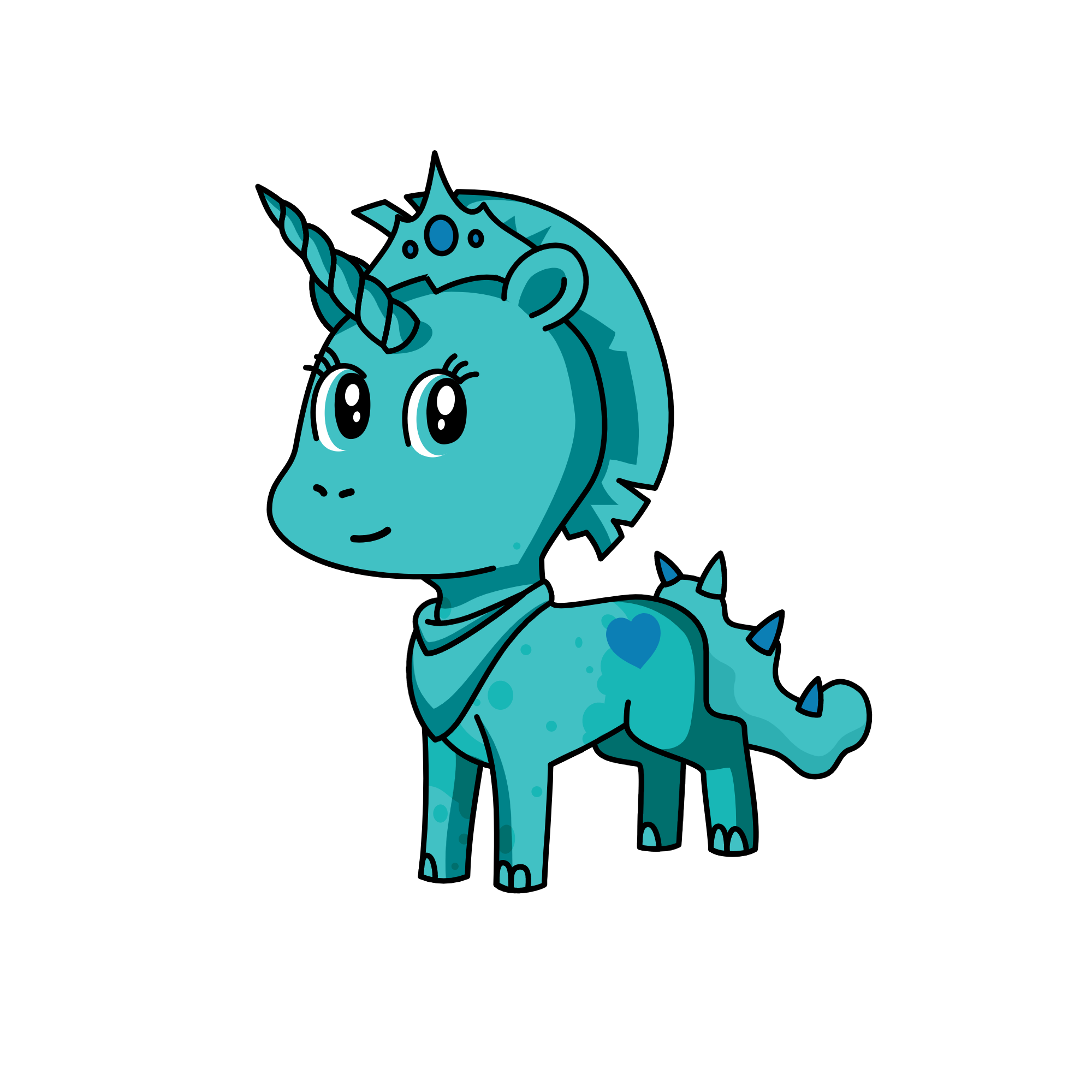 blueu, the unicorn