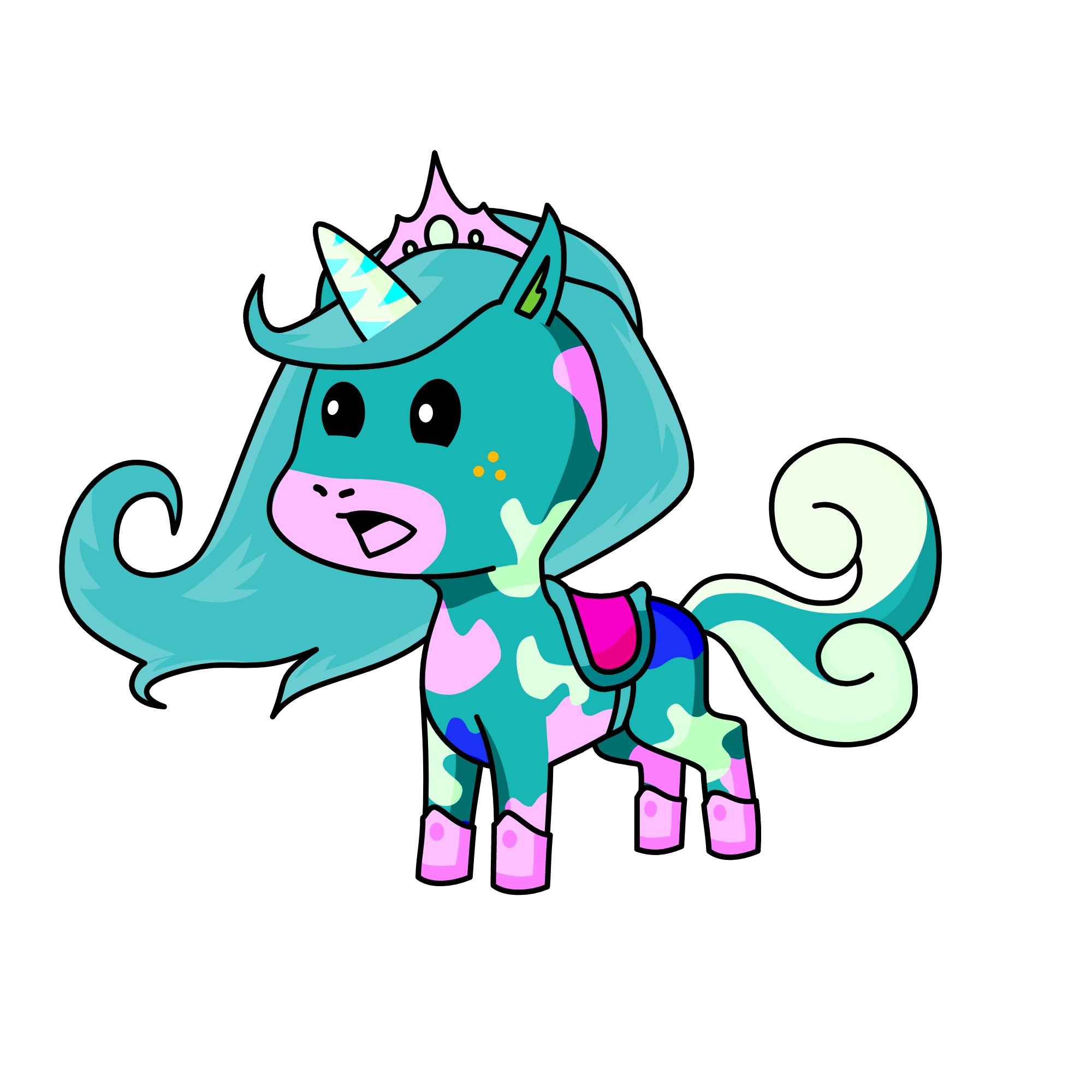 Snowy, the unicorn