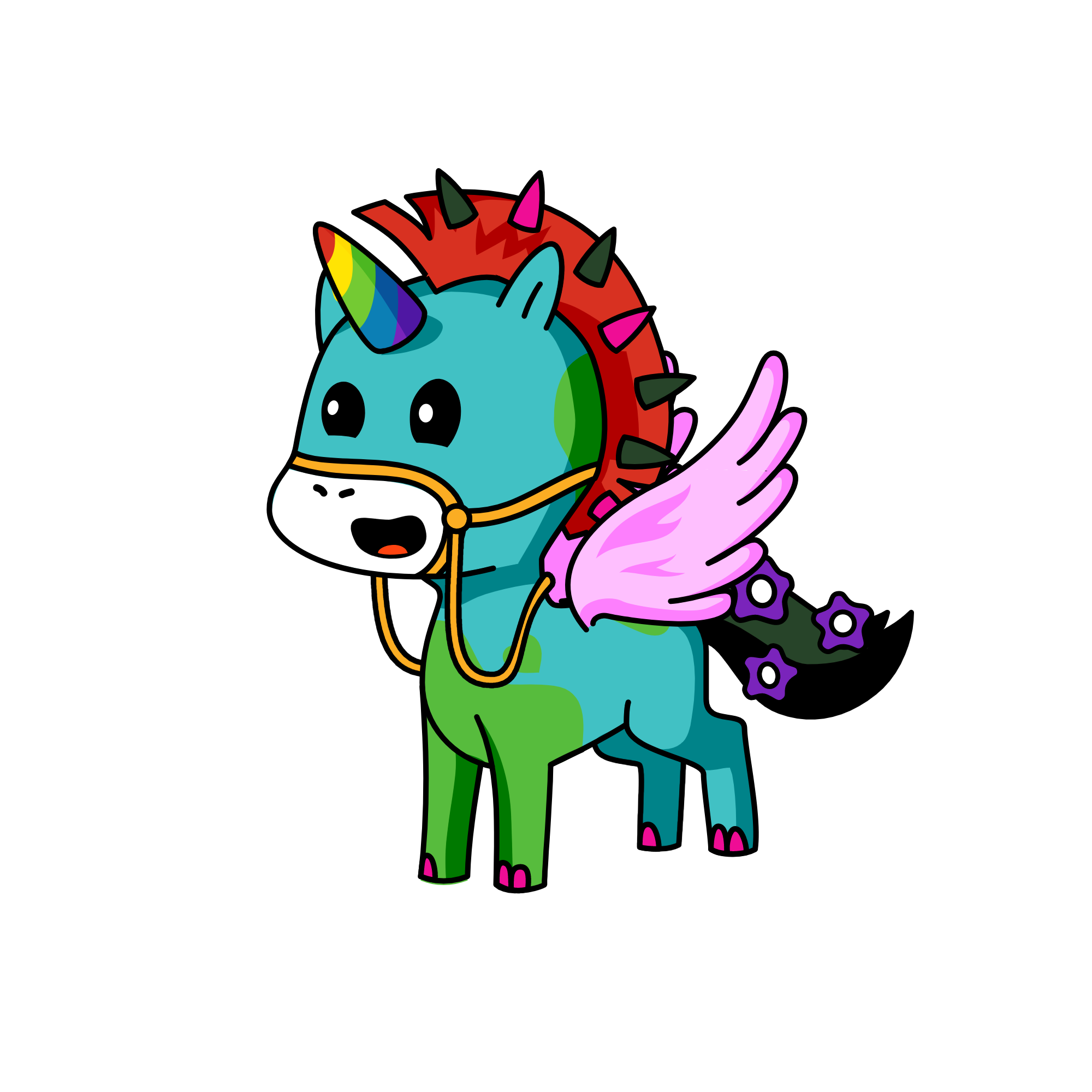Rock Climber, the unicorn