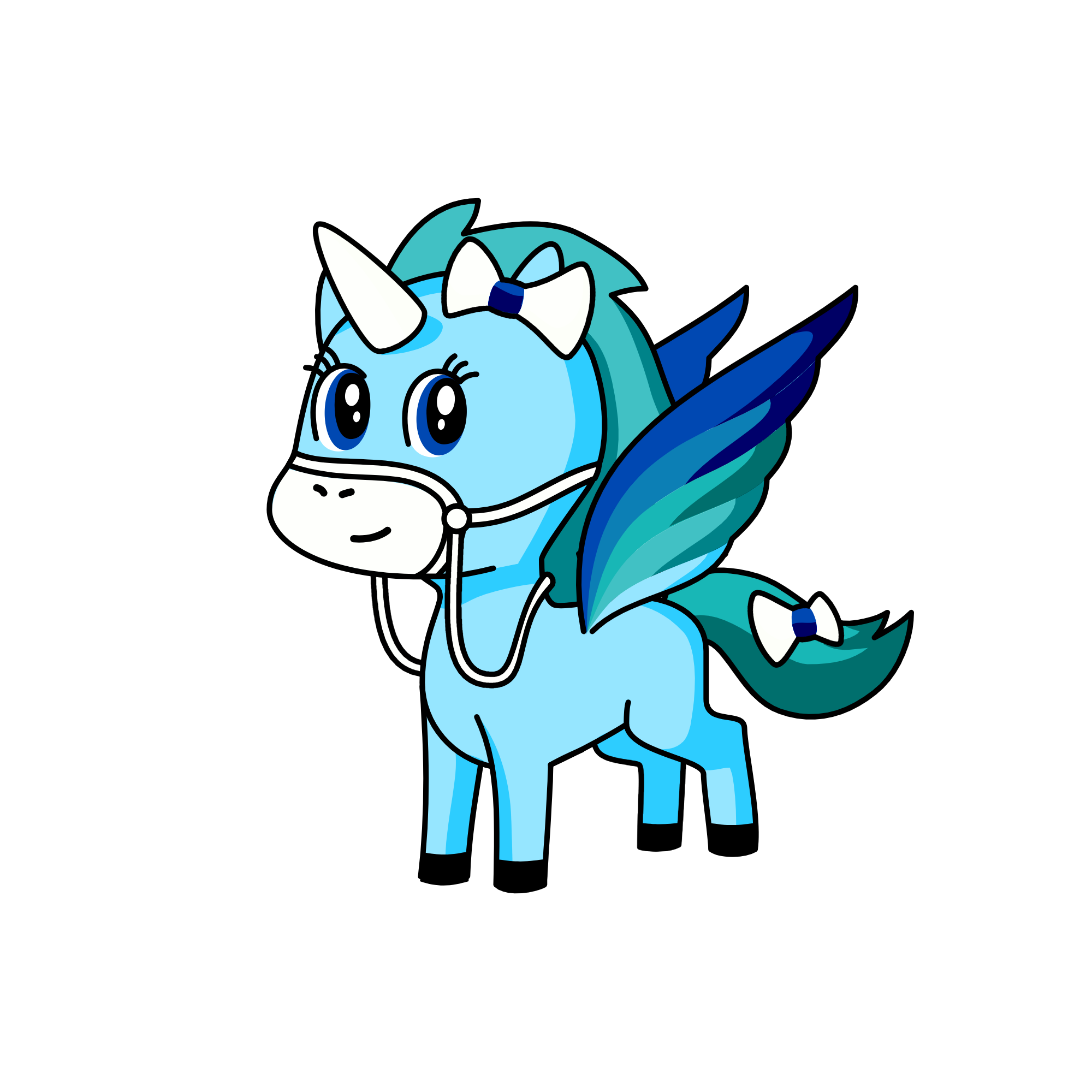 Sky, the unicorn