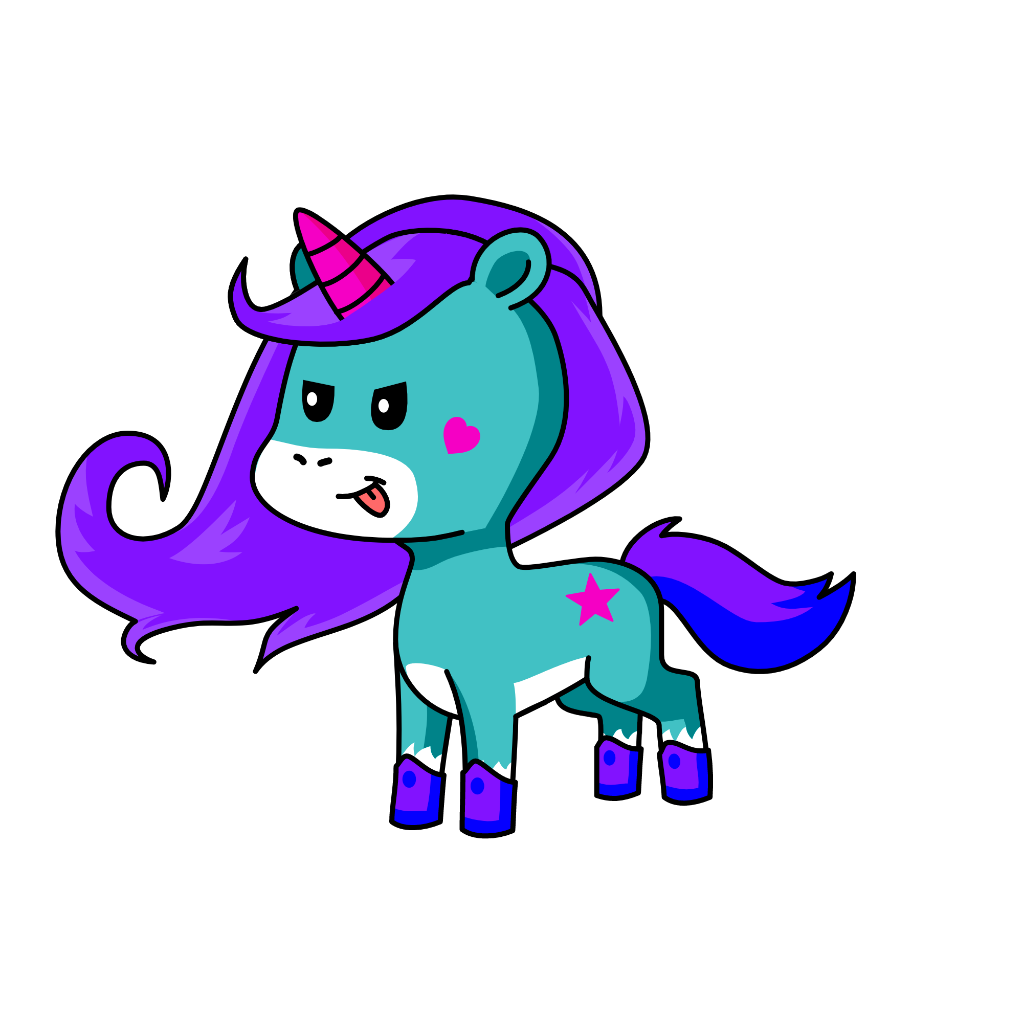 Star shine, the unicorn