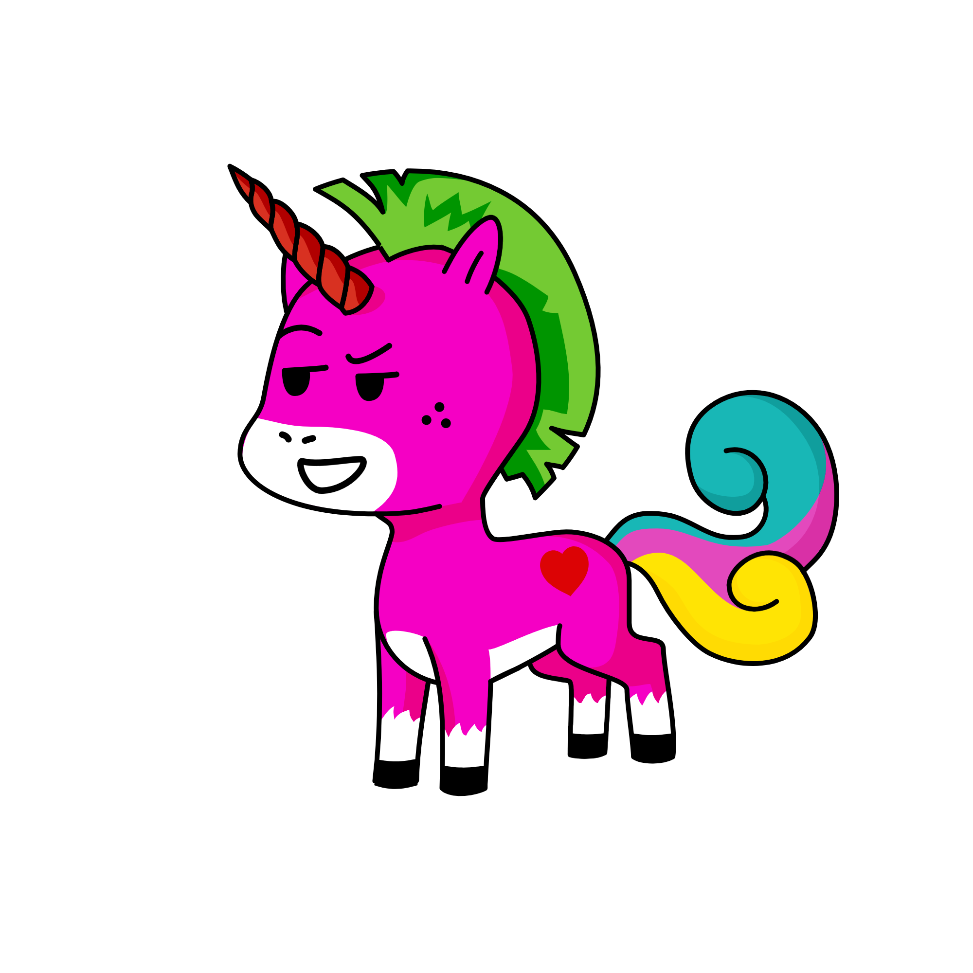 Babaiana, the unicorn