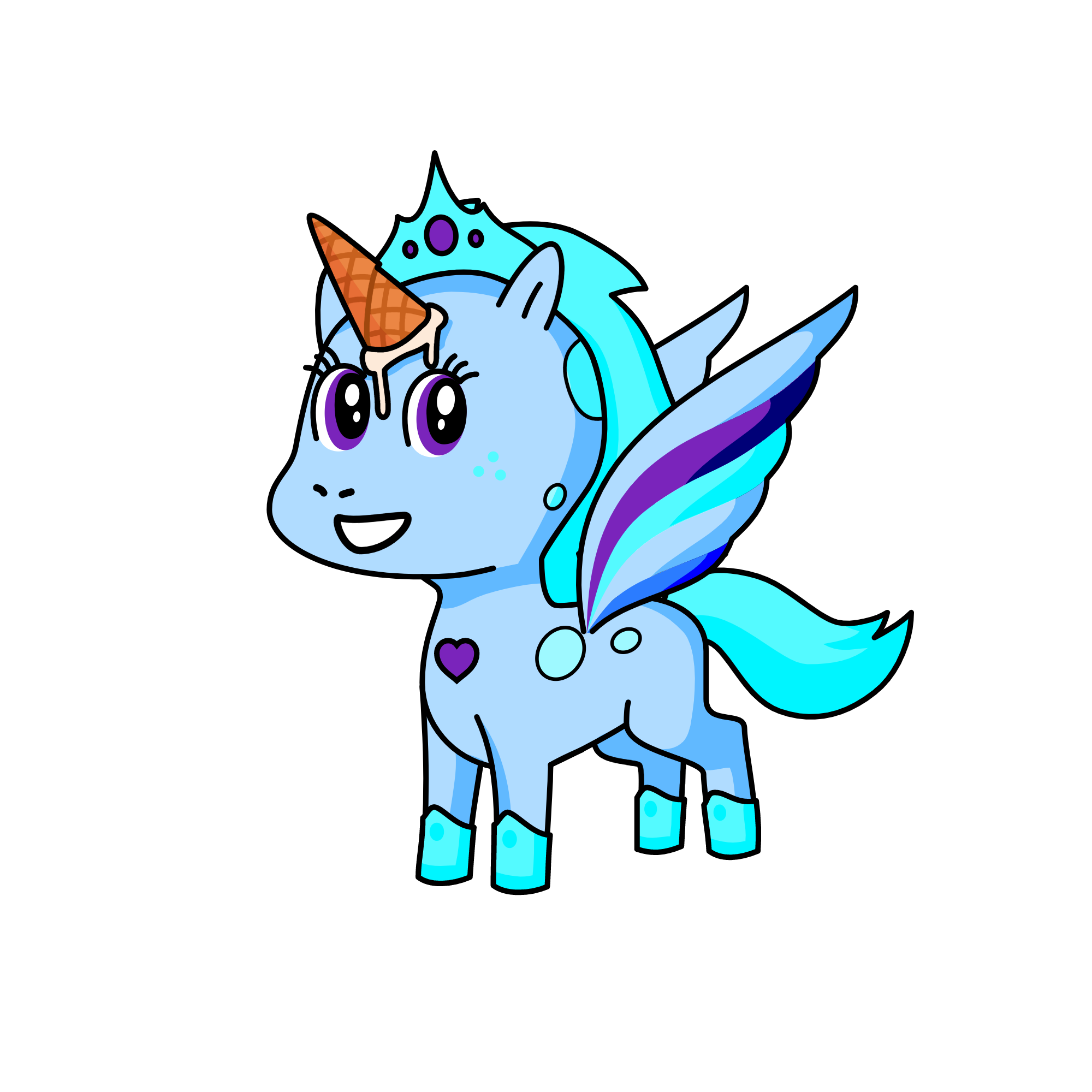 Icy, the unicorn