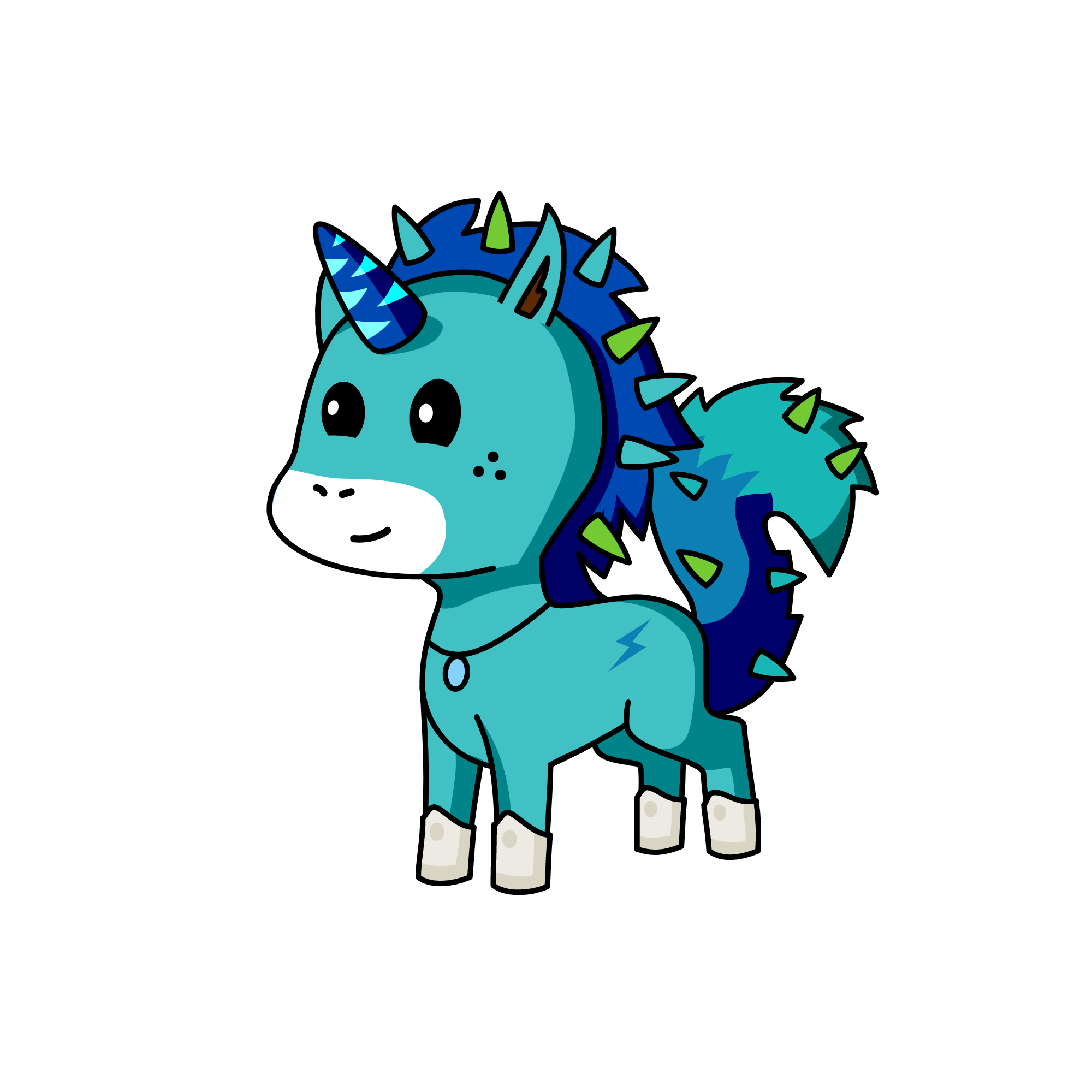 lightning , the unicorn