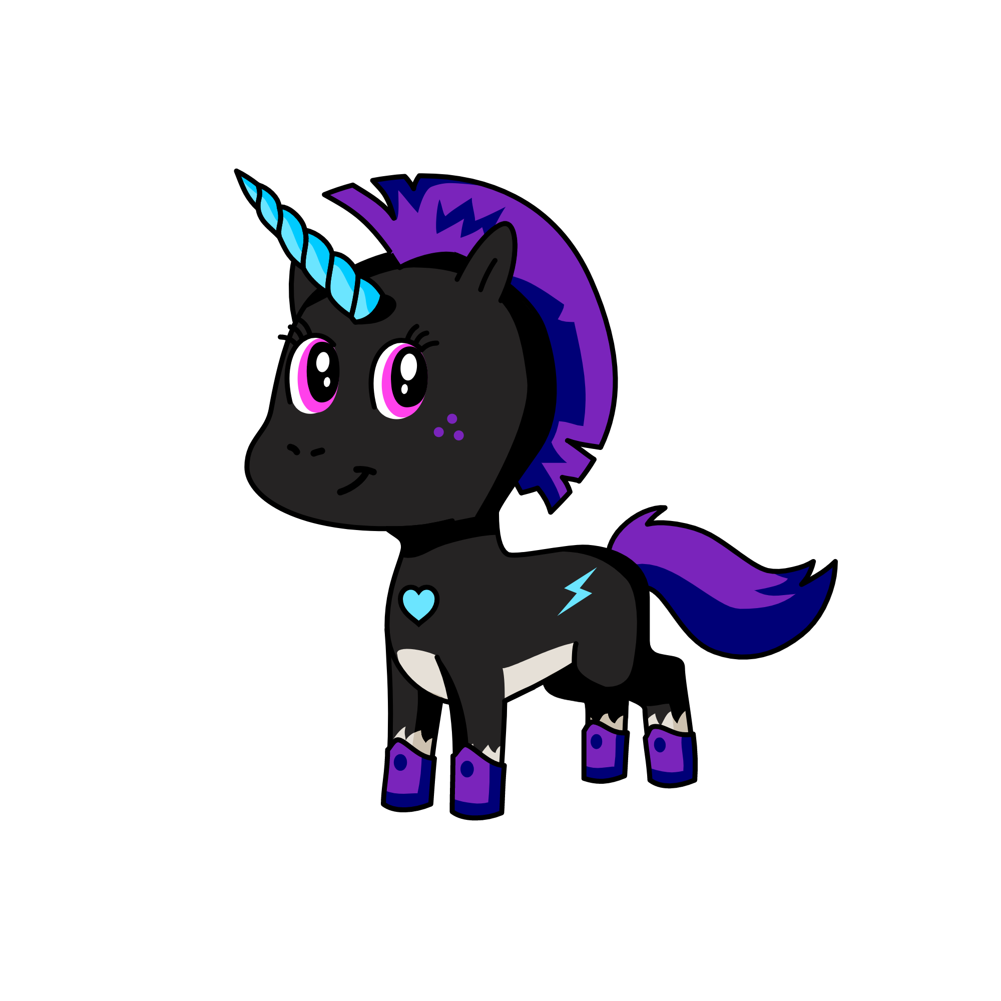 Stormy, the unicorn