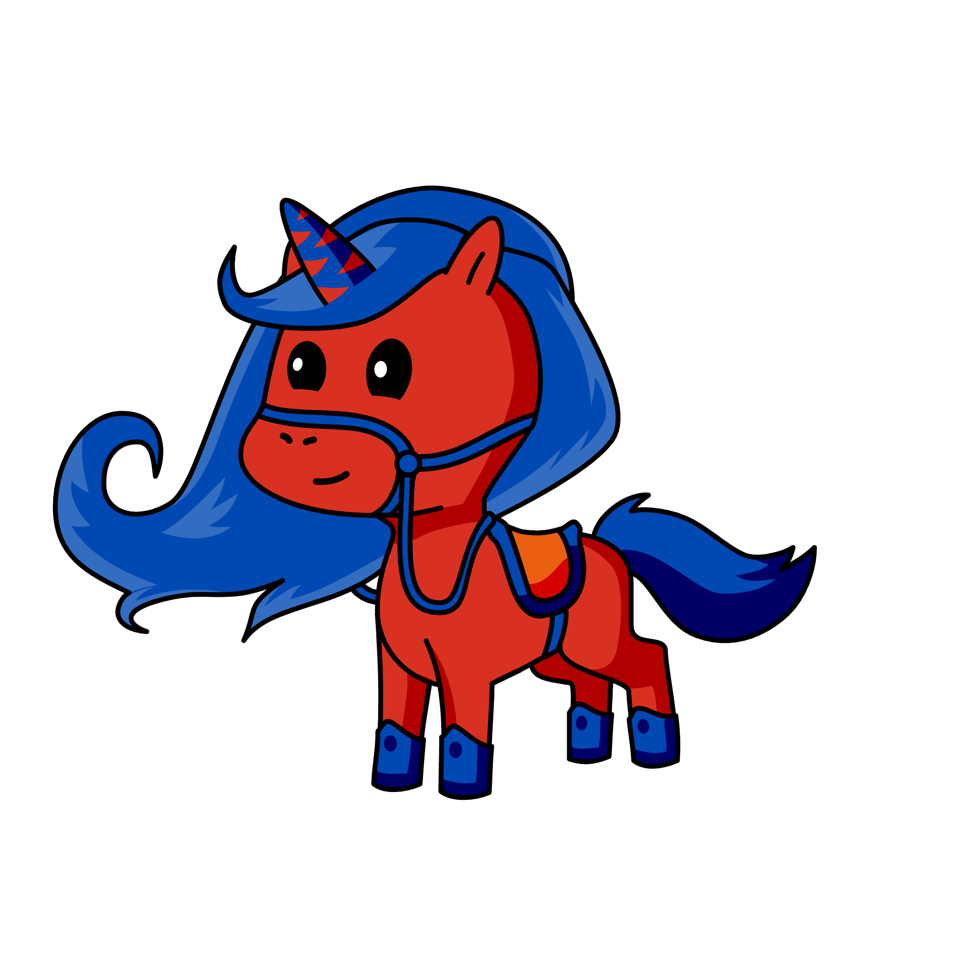America, the unicorn
