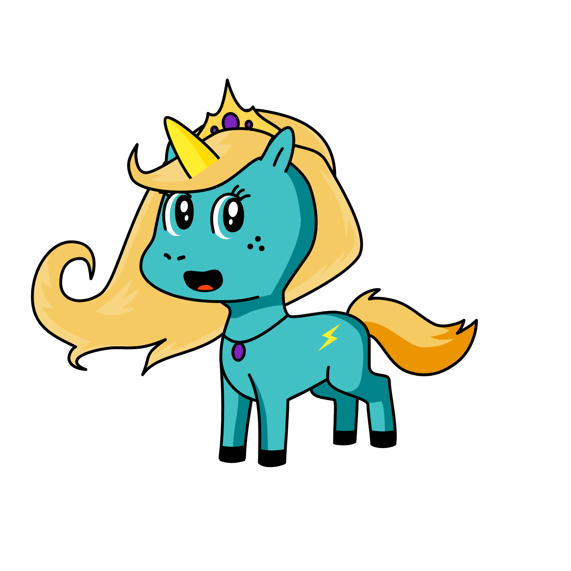 Mathilde, the unicorn
