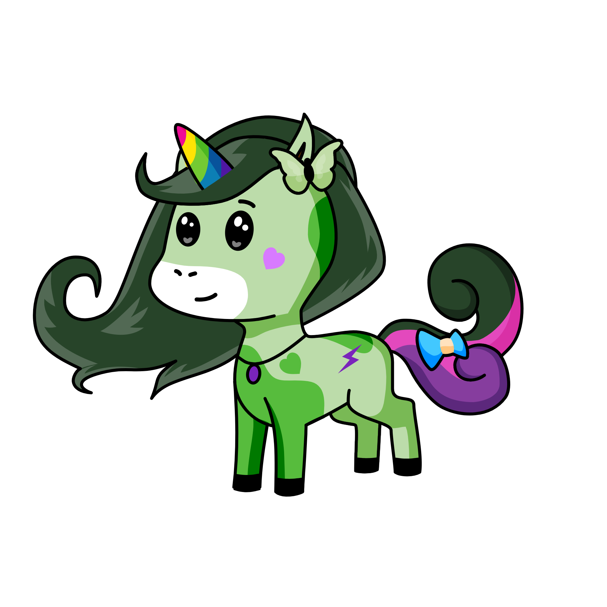 πππππΏπ°π₯¬ Greenie, the unicorn