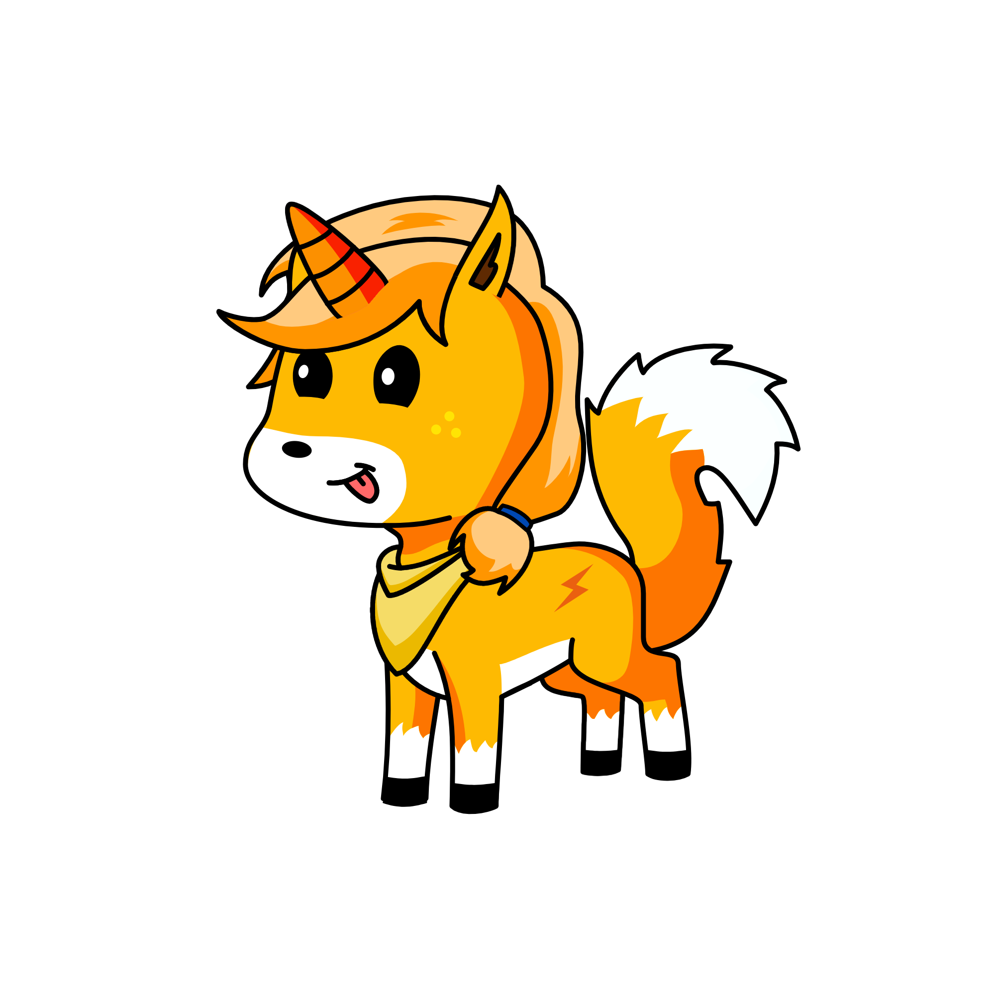 Foxy, the unicorn