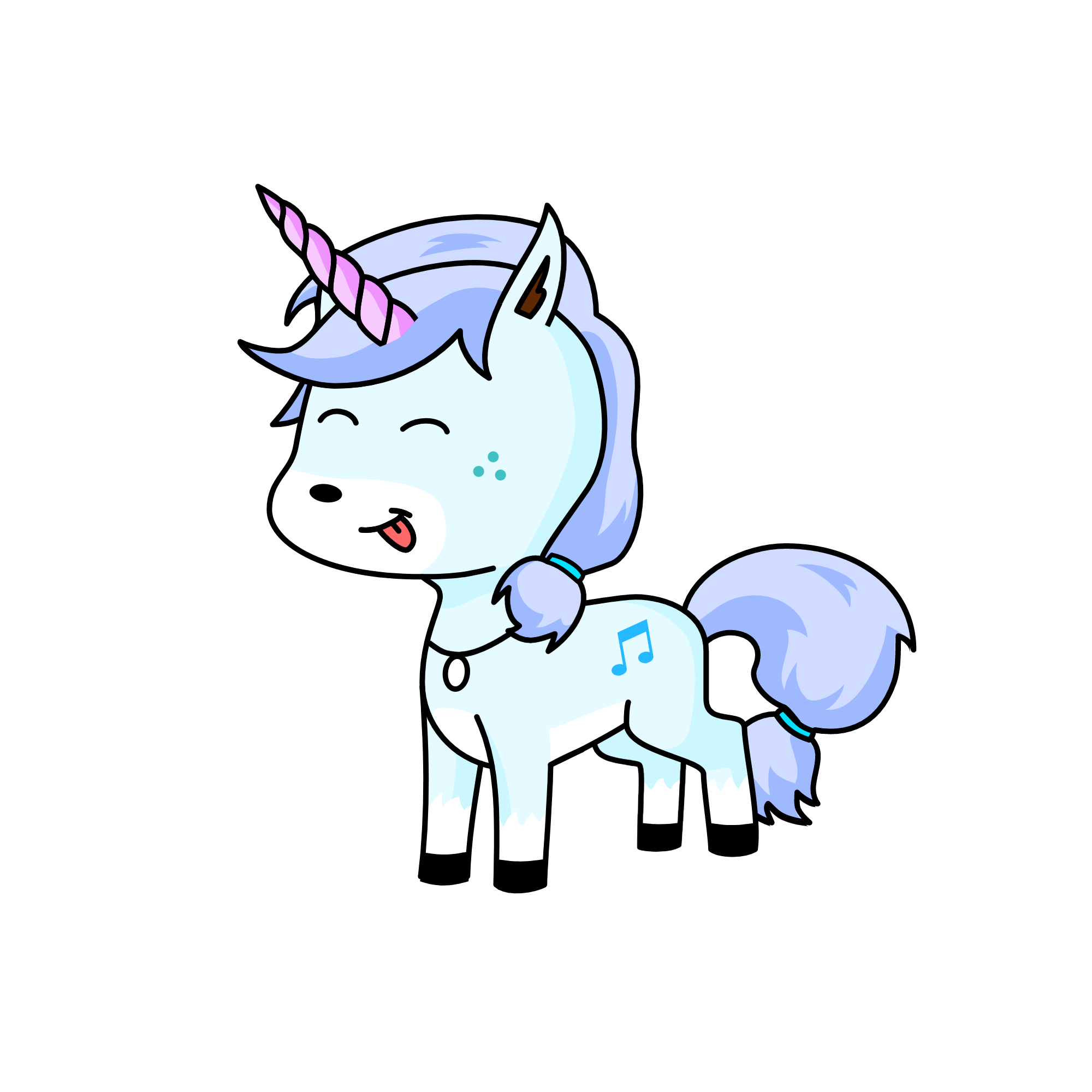 Snowy, the unicorn