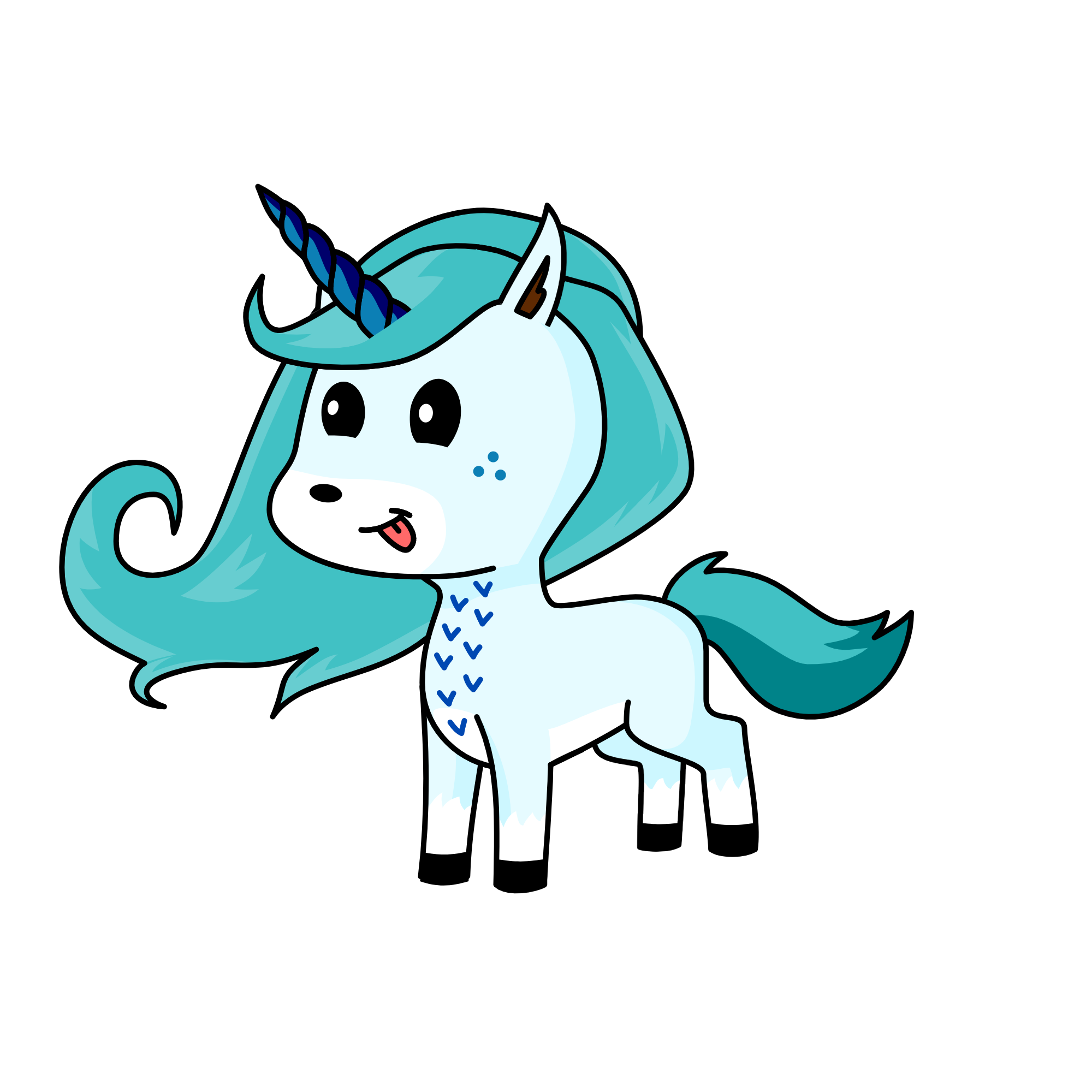 Crystel, the unicorn