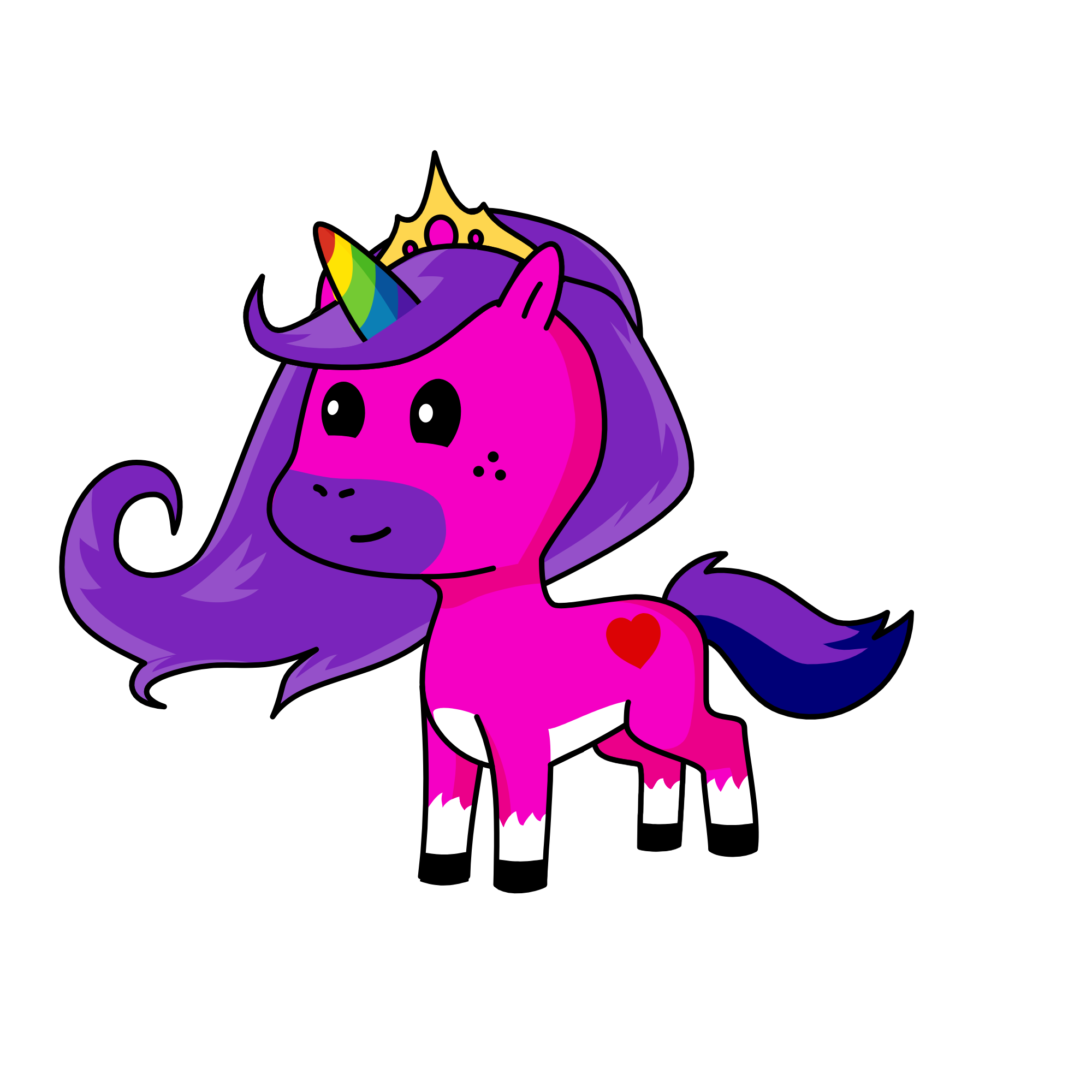 unicorn queeny, the unicorn