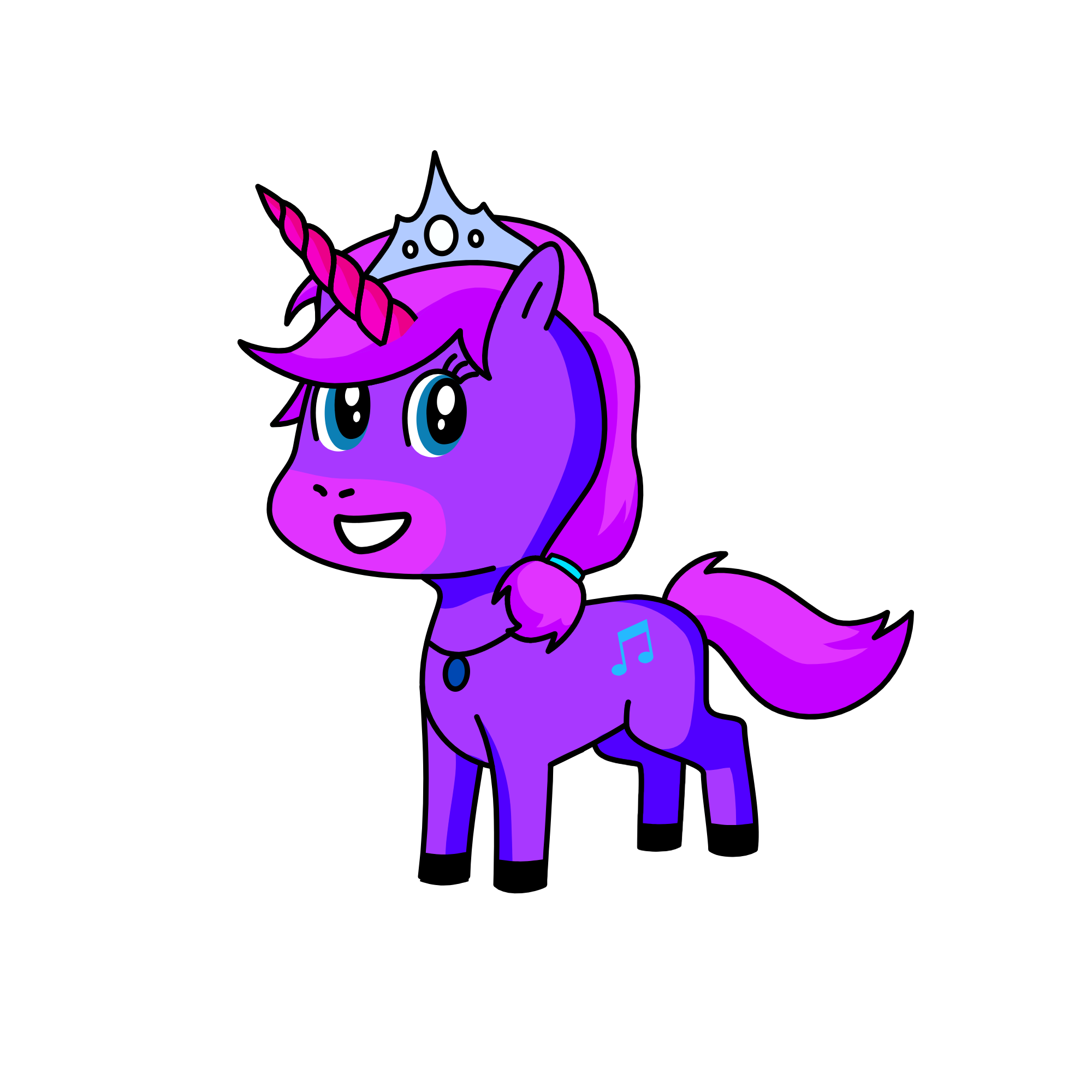 Princess Rainbow 2, the unicorn
