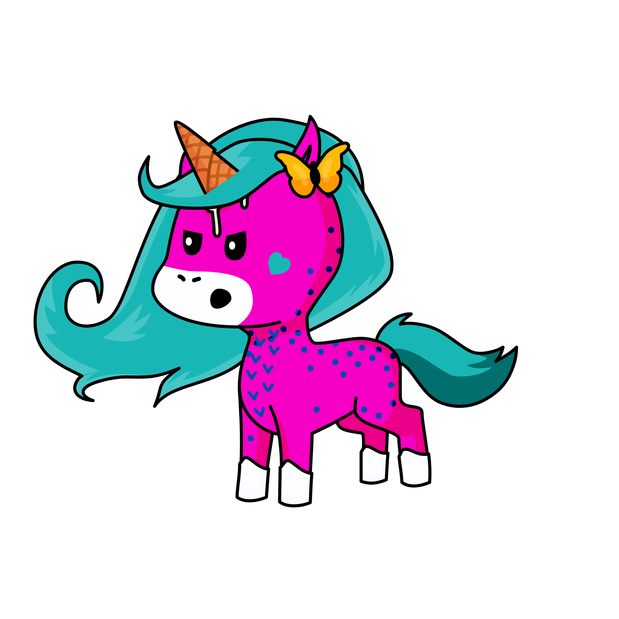 Hely Valiente , the unicorn