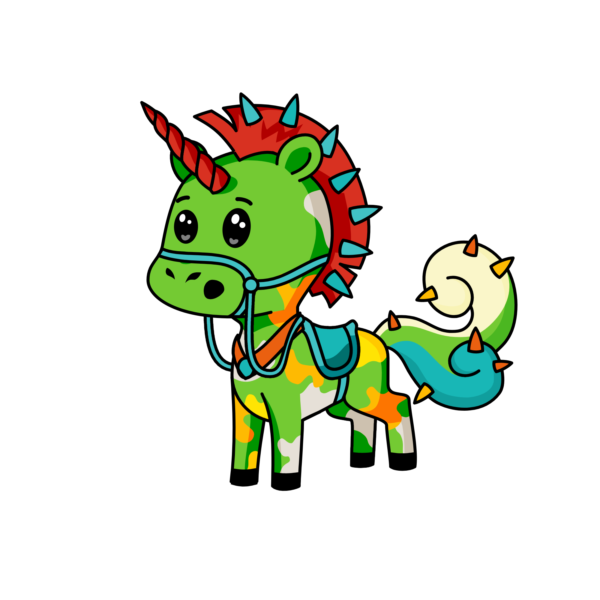 coprycorn ( es feito unu), the unicorn