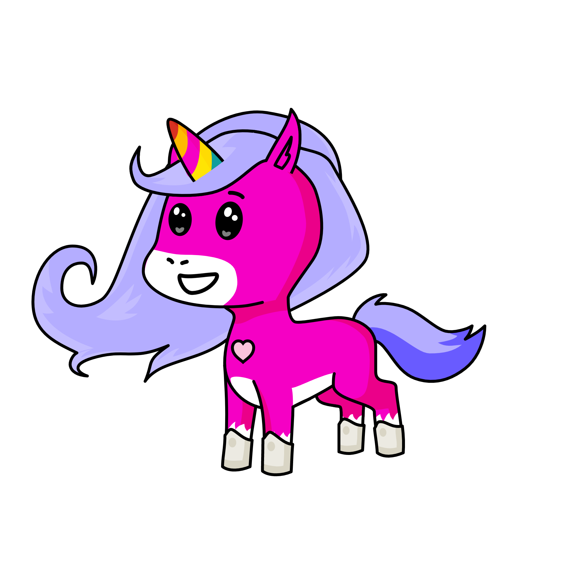 Candy , the unicorn