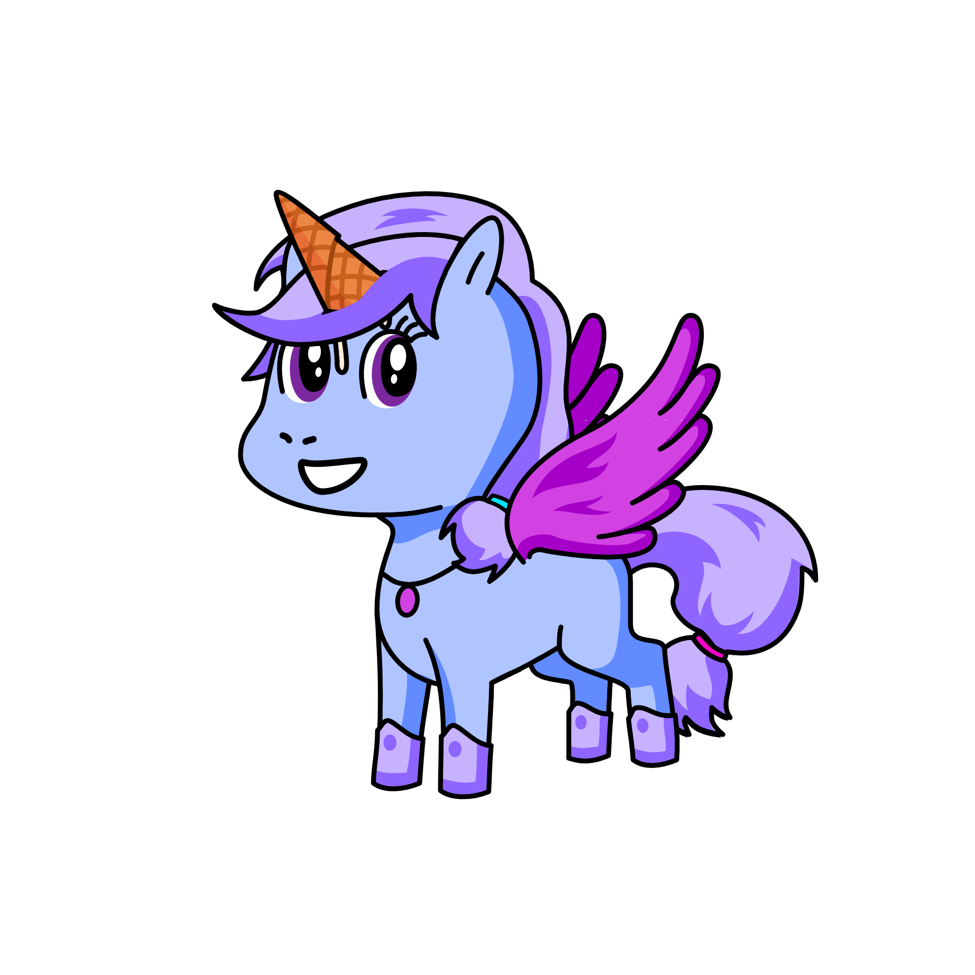Luna 2, the unicorn