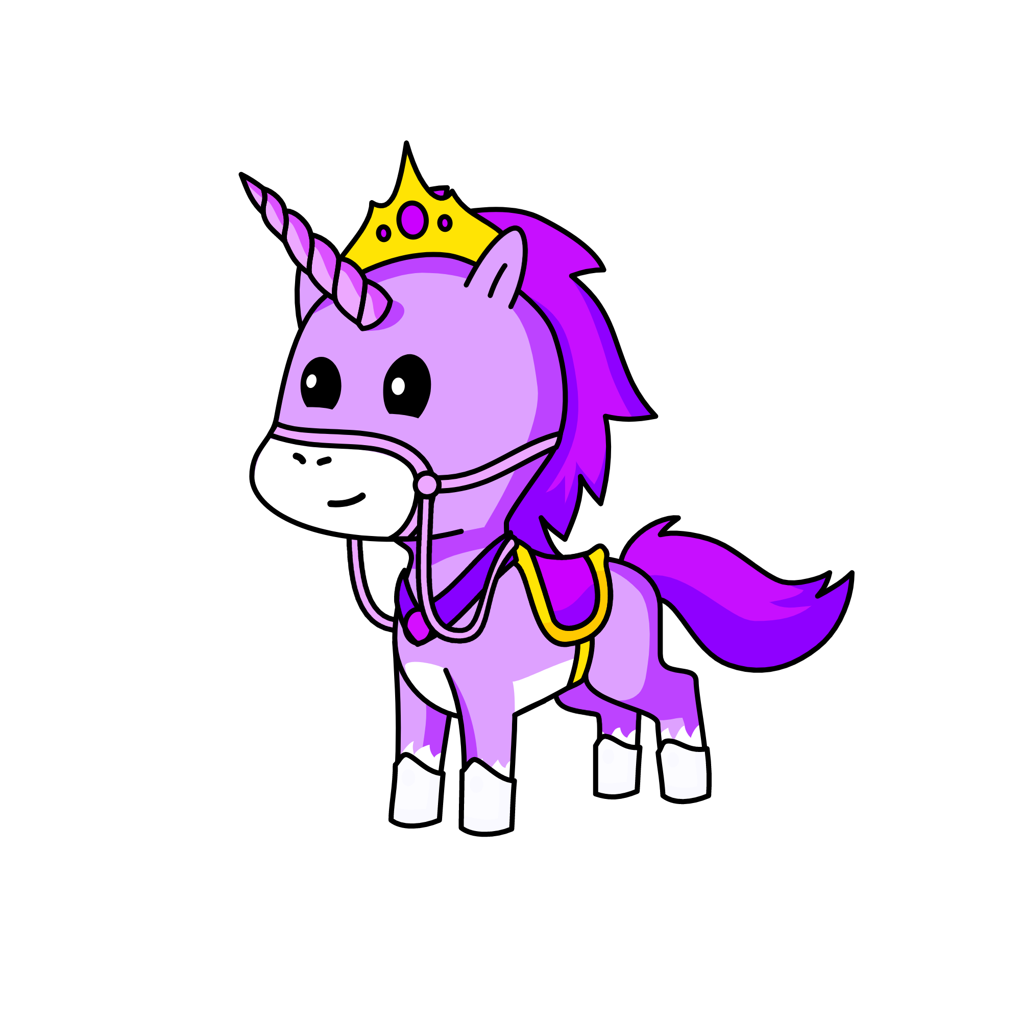Lavender, the unicorn