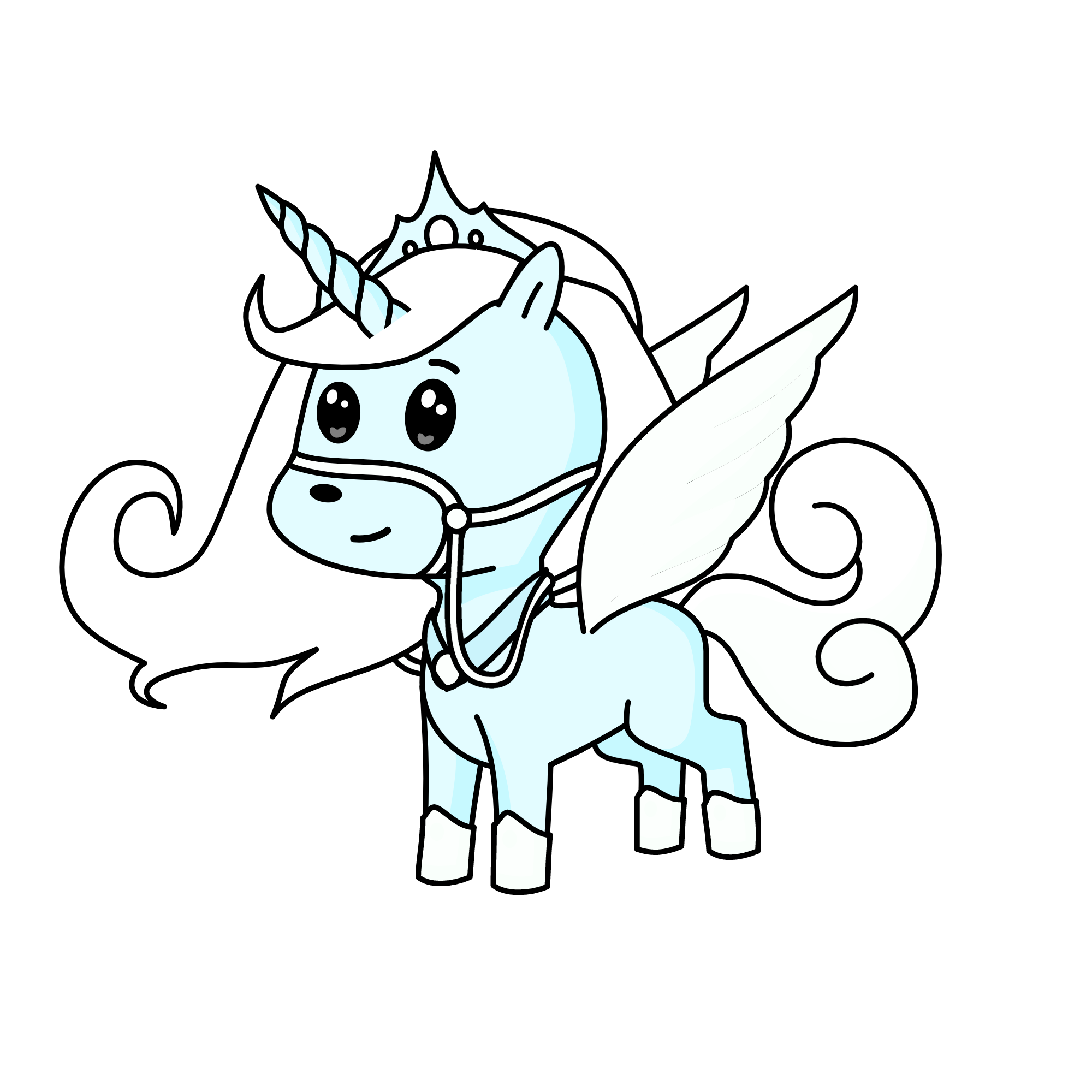 Snowstorm, the unicorn
