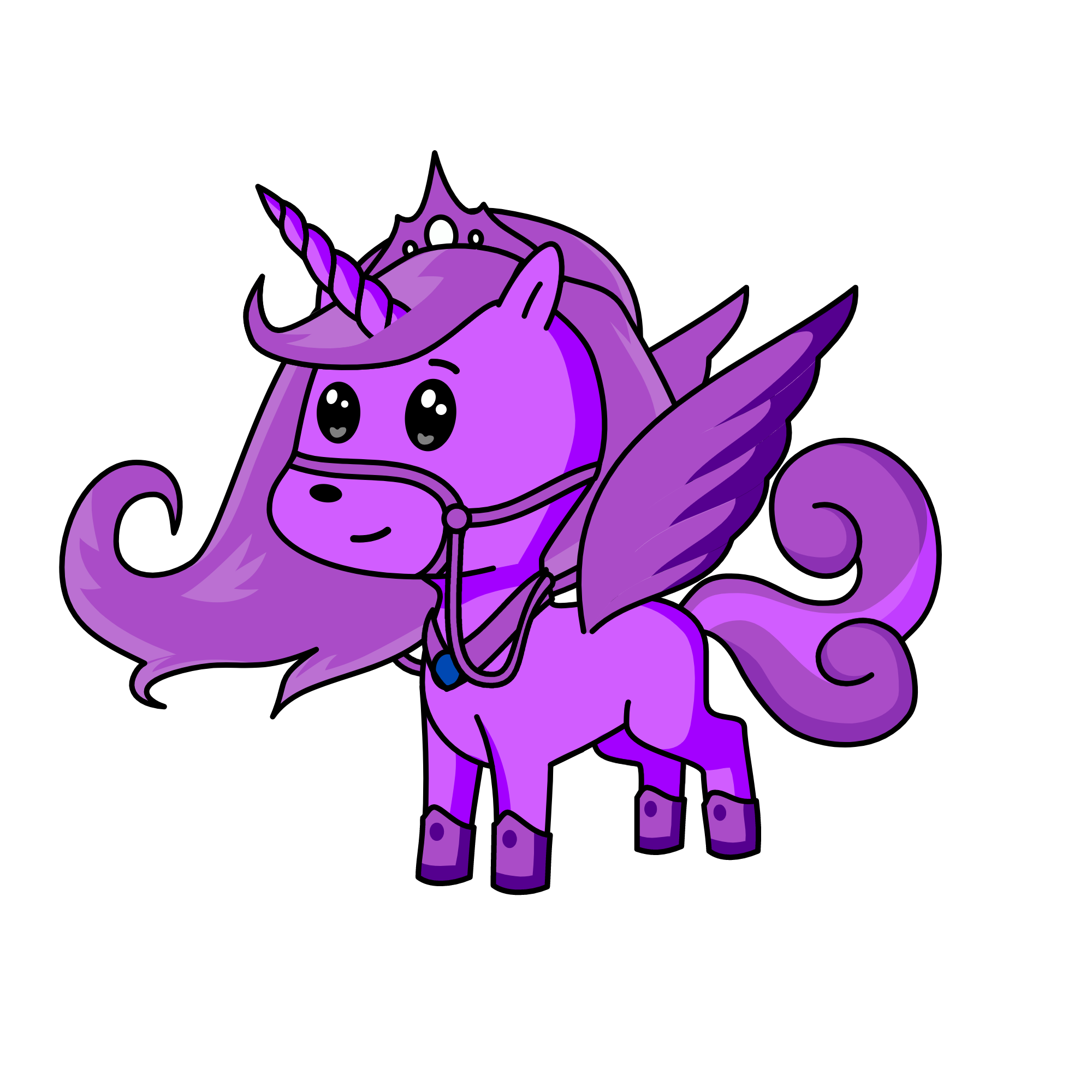 Lavender, the unicorn