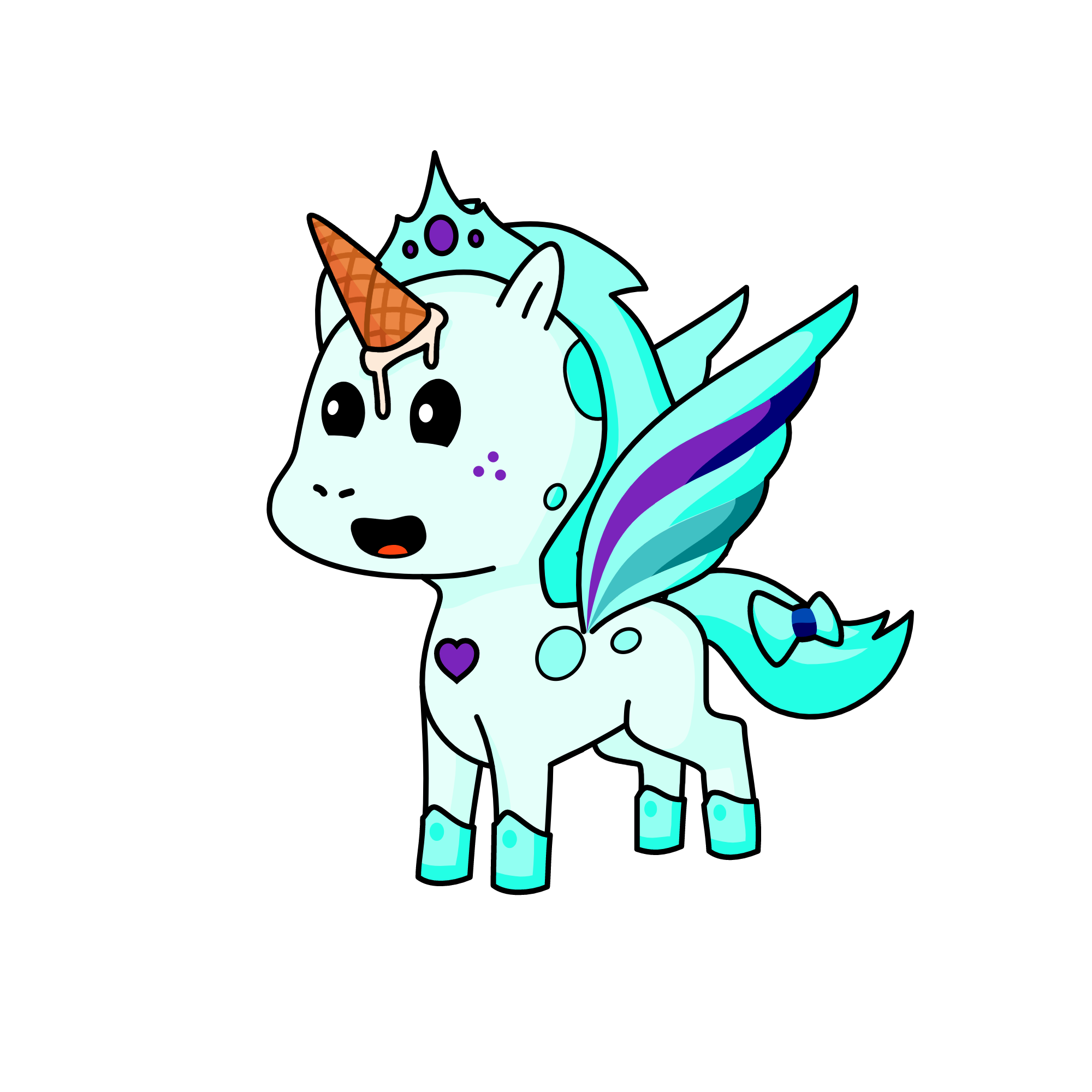 Icy, the unicorn