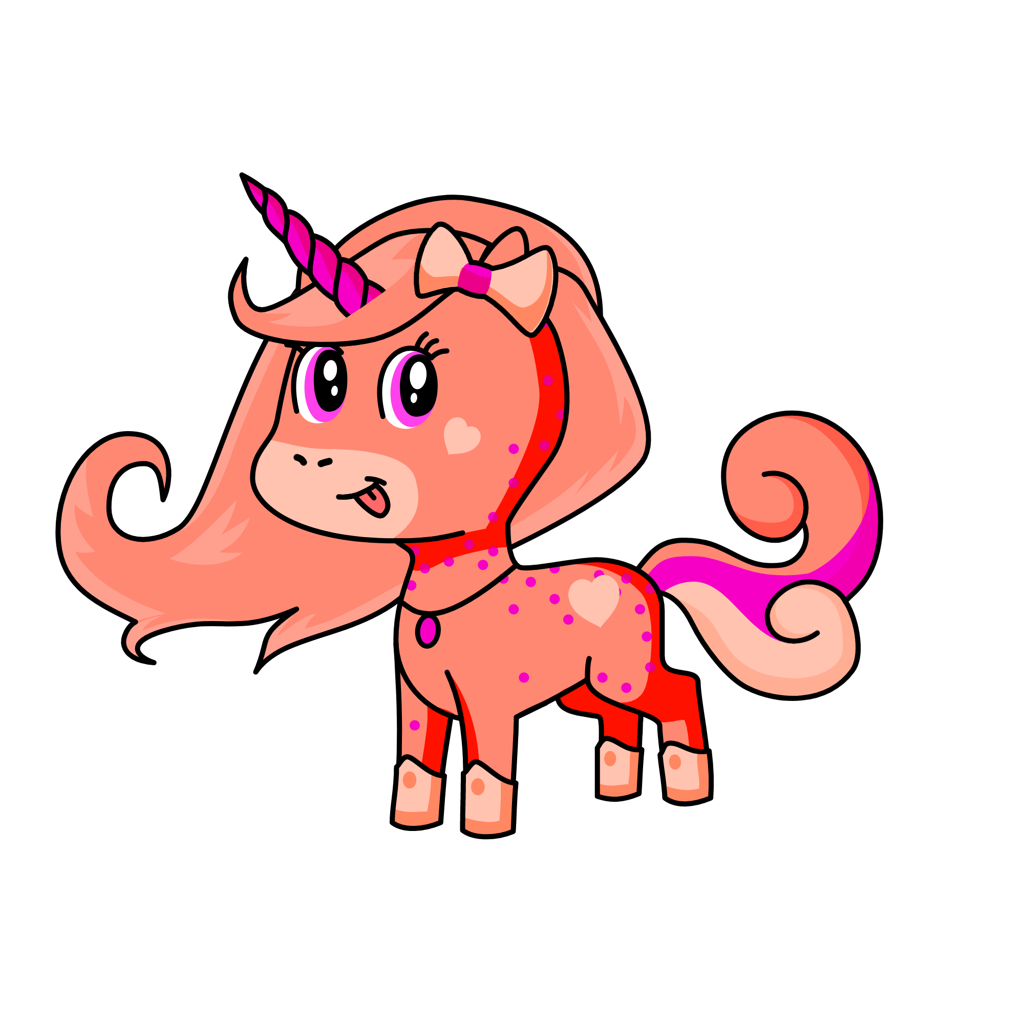 Pinky pie, the unicorn