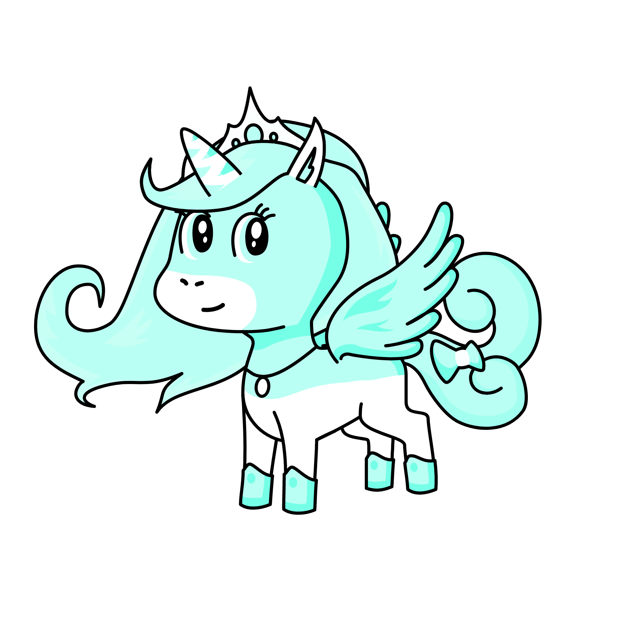Sky, the unicorn