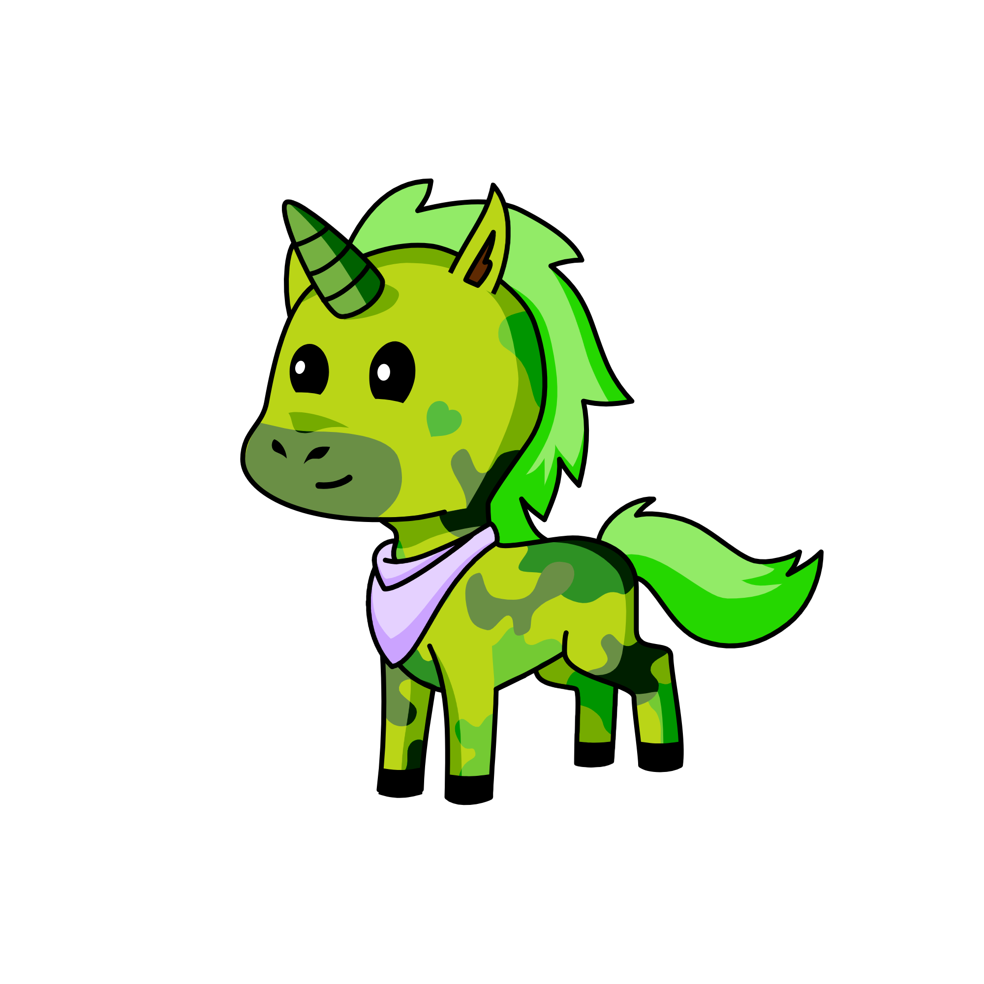 Camocorn, the unicorn