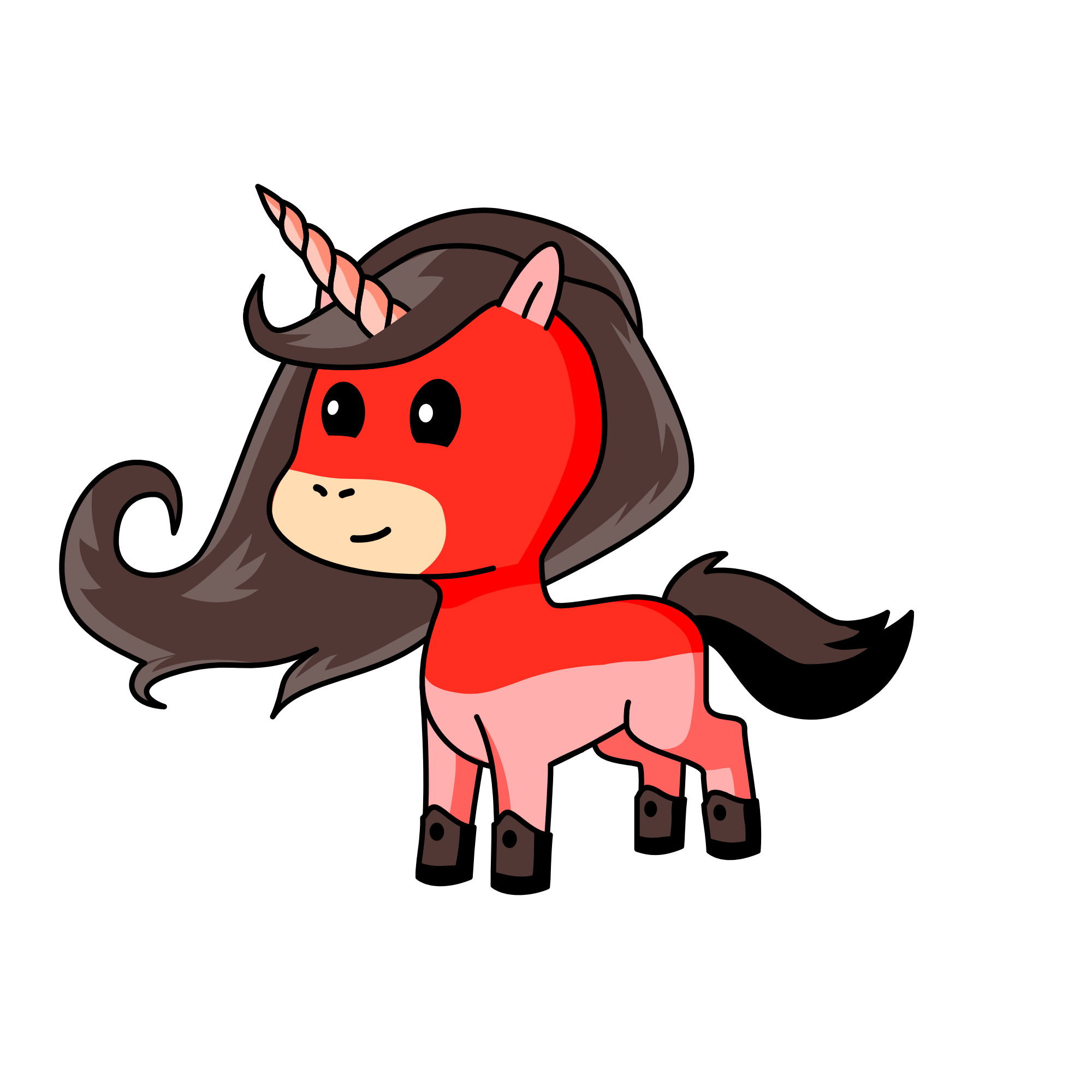 .red riding hood., the unicorn