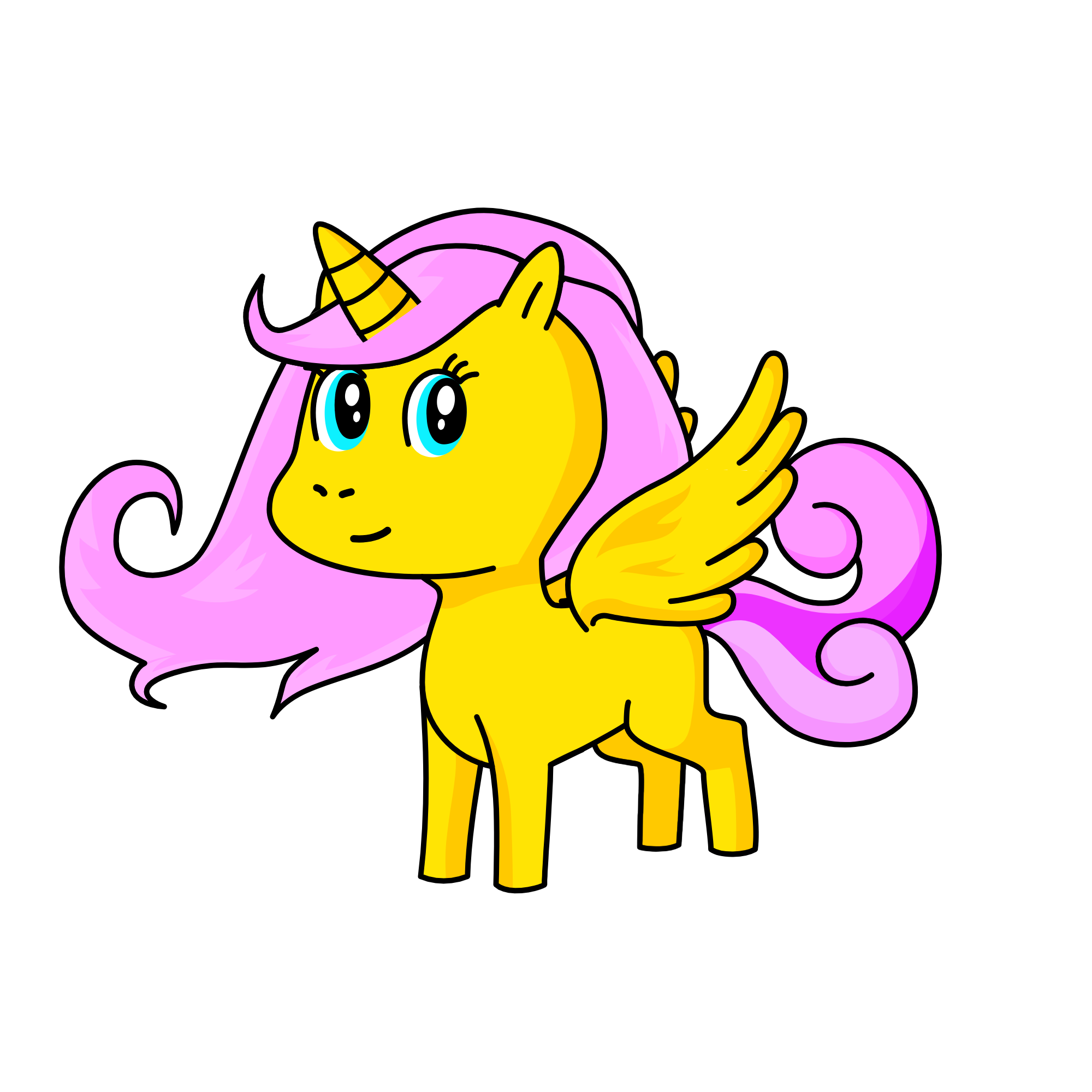 fluttershy, the unicorn