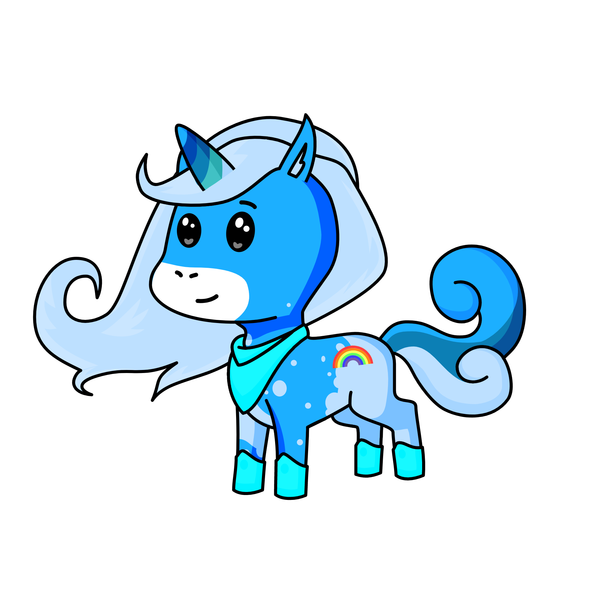 snow, the unicorn